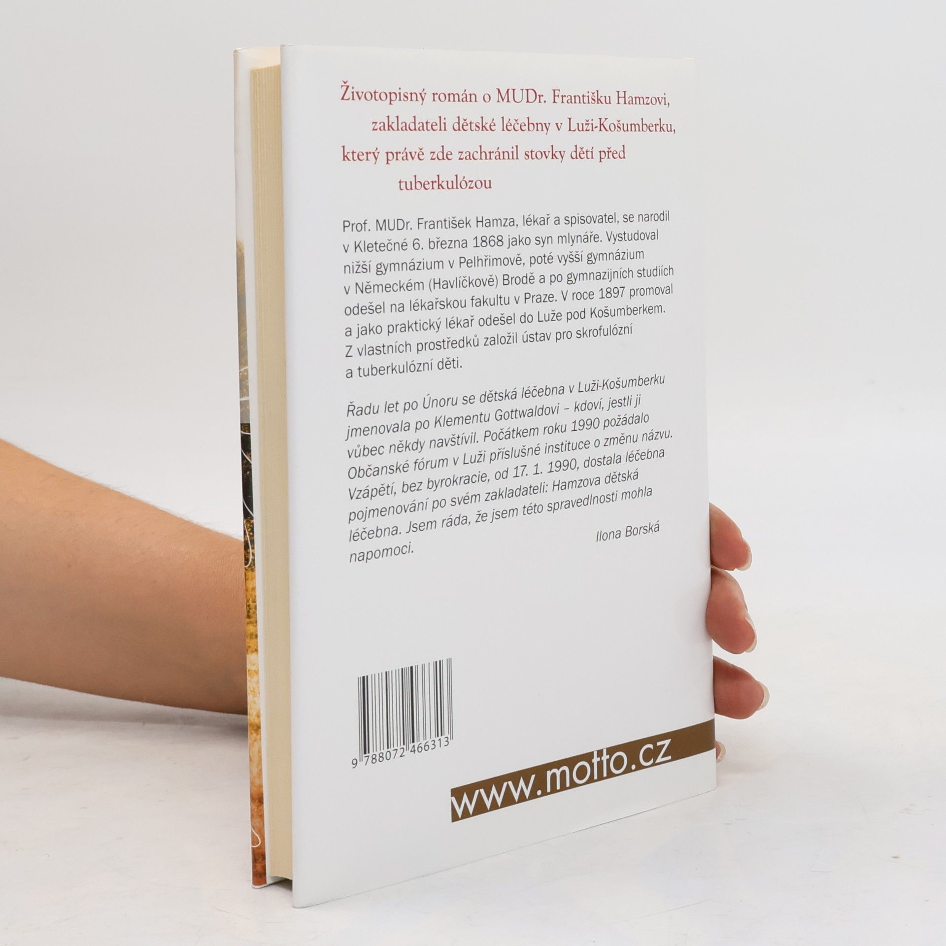 Ilona Borská Kdo zachránil jeden život