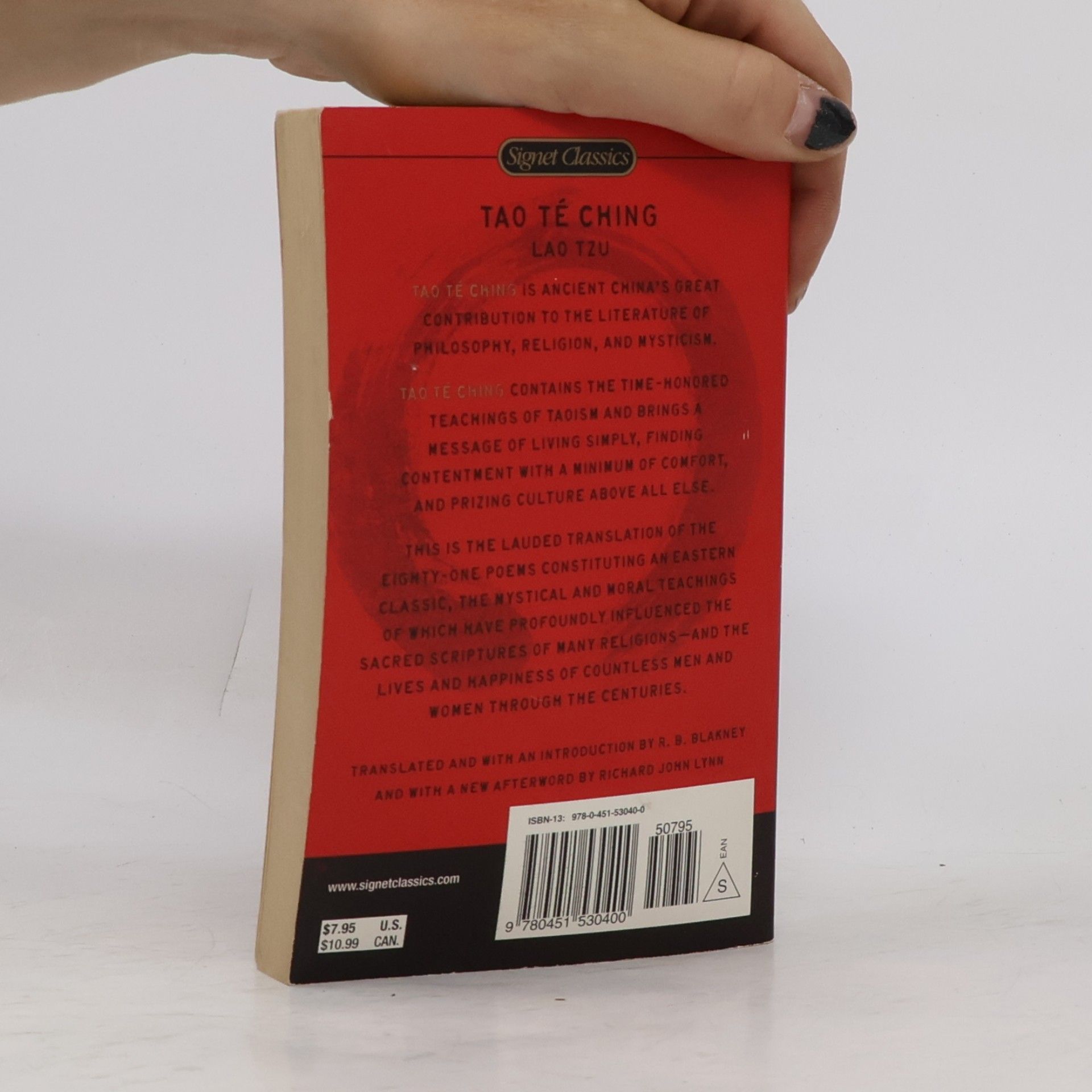 Tsu Lao Tao Te Ching