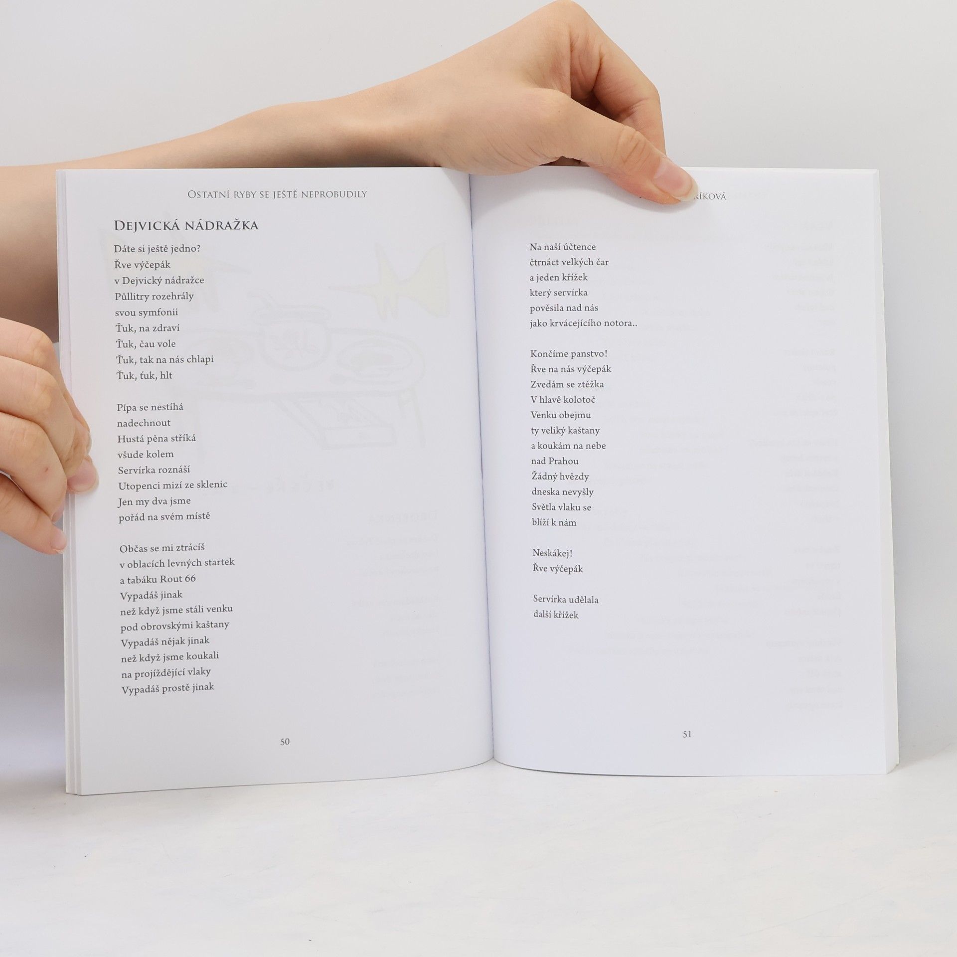 Hana Kováříková Ostatní ryby se ještě neprobudily: Sborník poezie, která nemá s rybami nic společného