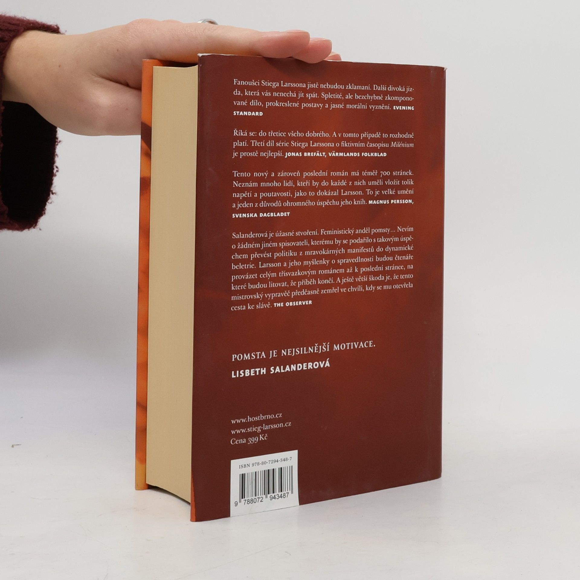 Stieg Larsson Dívka, která kopla do vosího hnízda