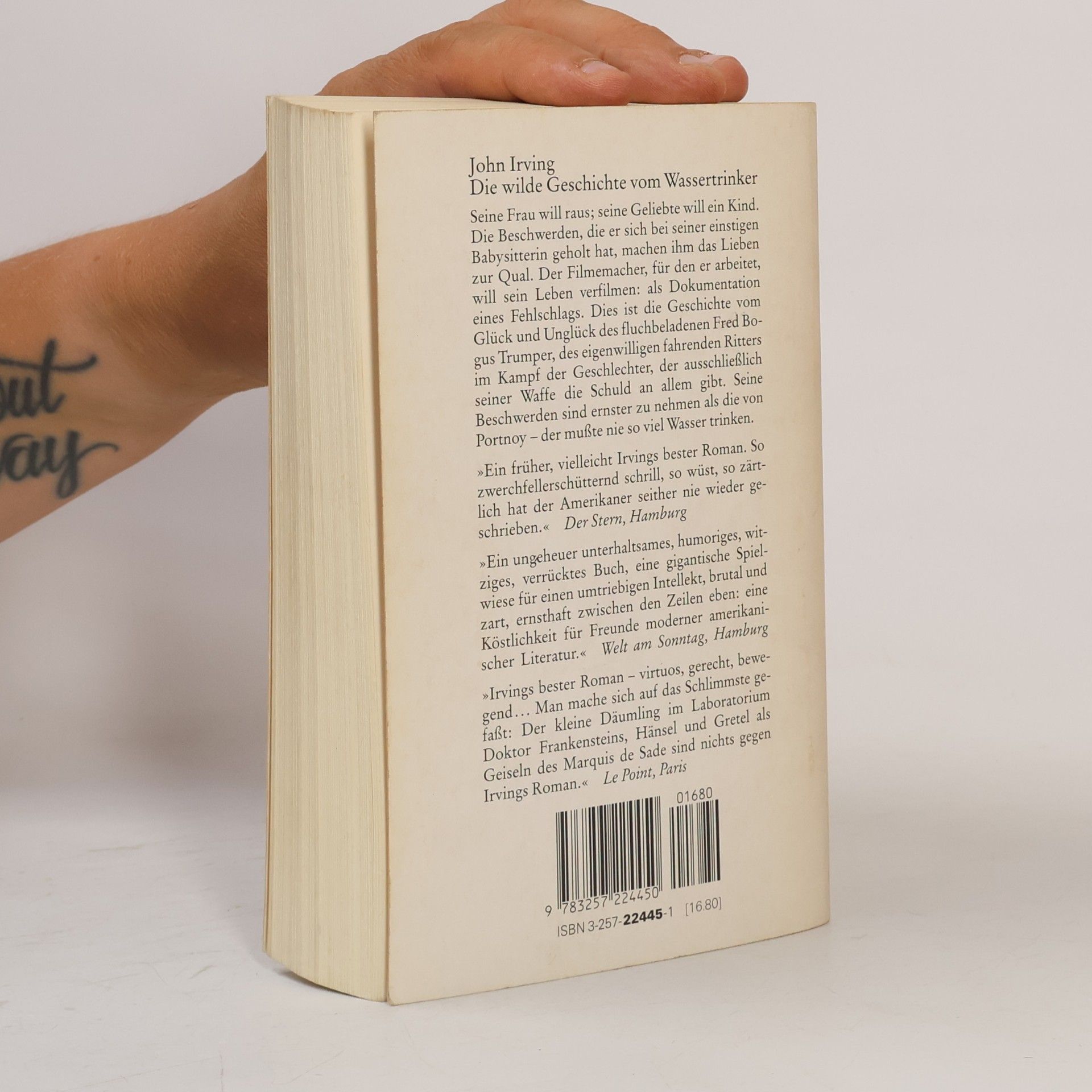 John Irving Die wilde Geschichte vom Wassertrinker