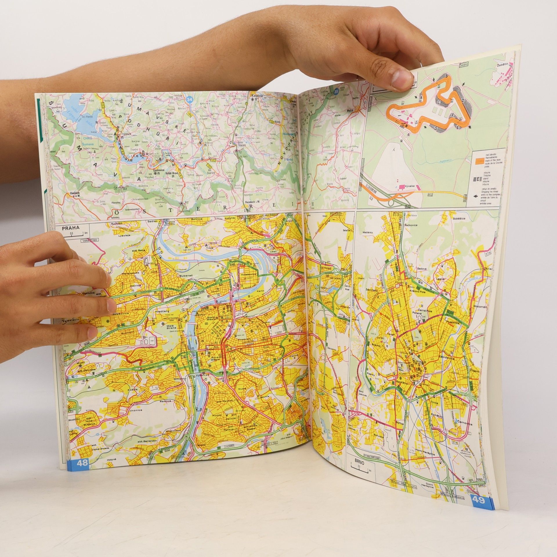 Kolektiv autorů Velký autoatlas: Česká republika, Slovenská republika 1995
