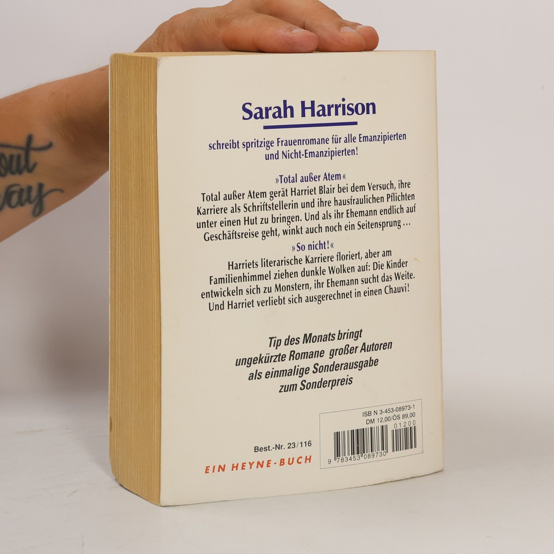 Sarah Harrison Total außer Atem. So nicht!
