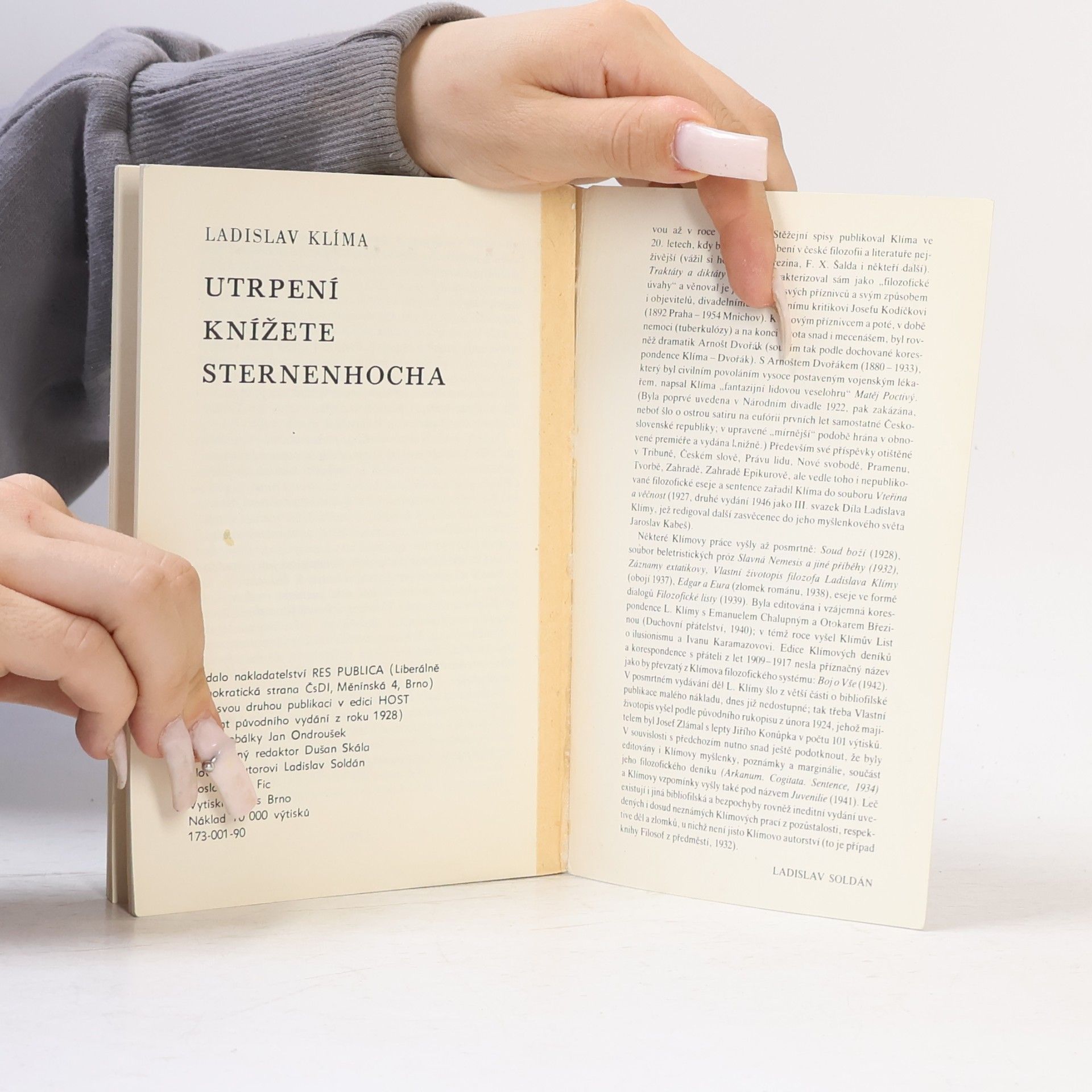 Ladislav Klíma Utrpení knížete Sternenhocha