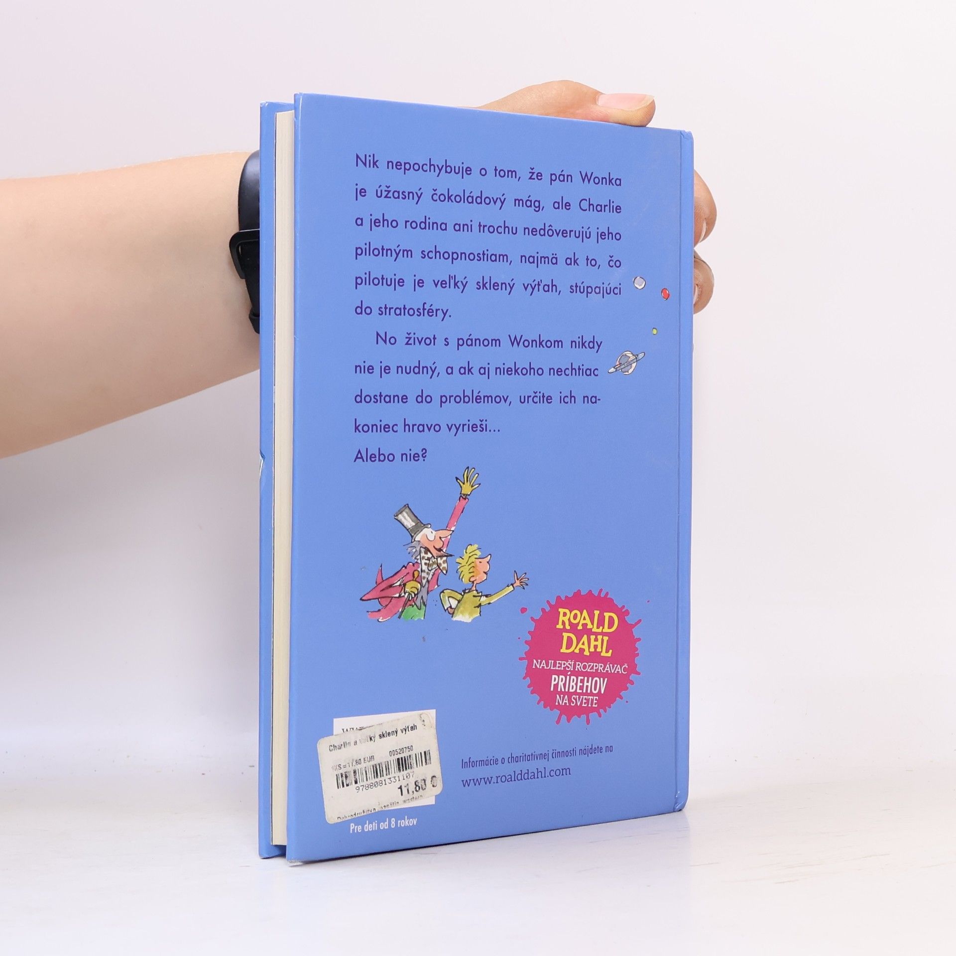 Roald Dahl Charlie a veľký sklený výťah