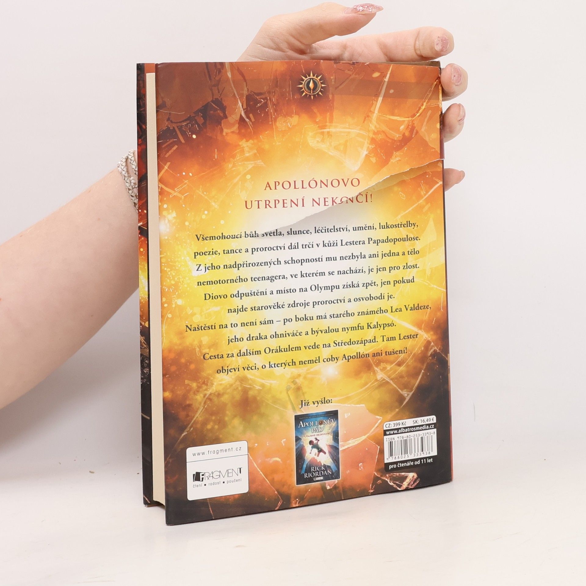 Rick Riordan Apollónův pád. Temné proroctví