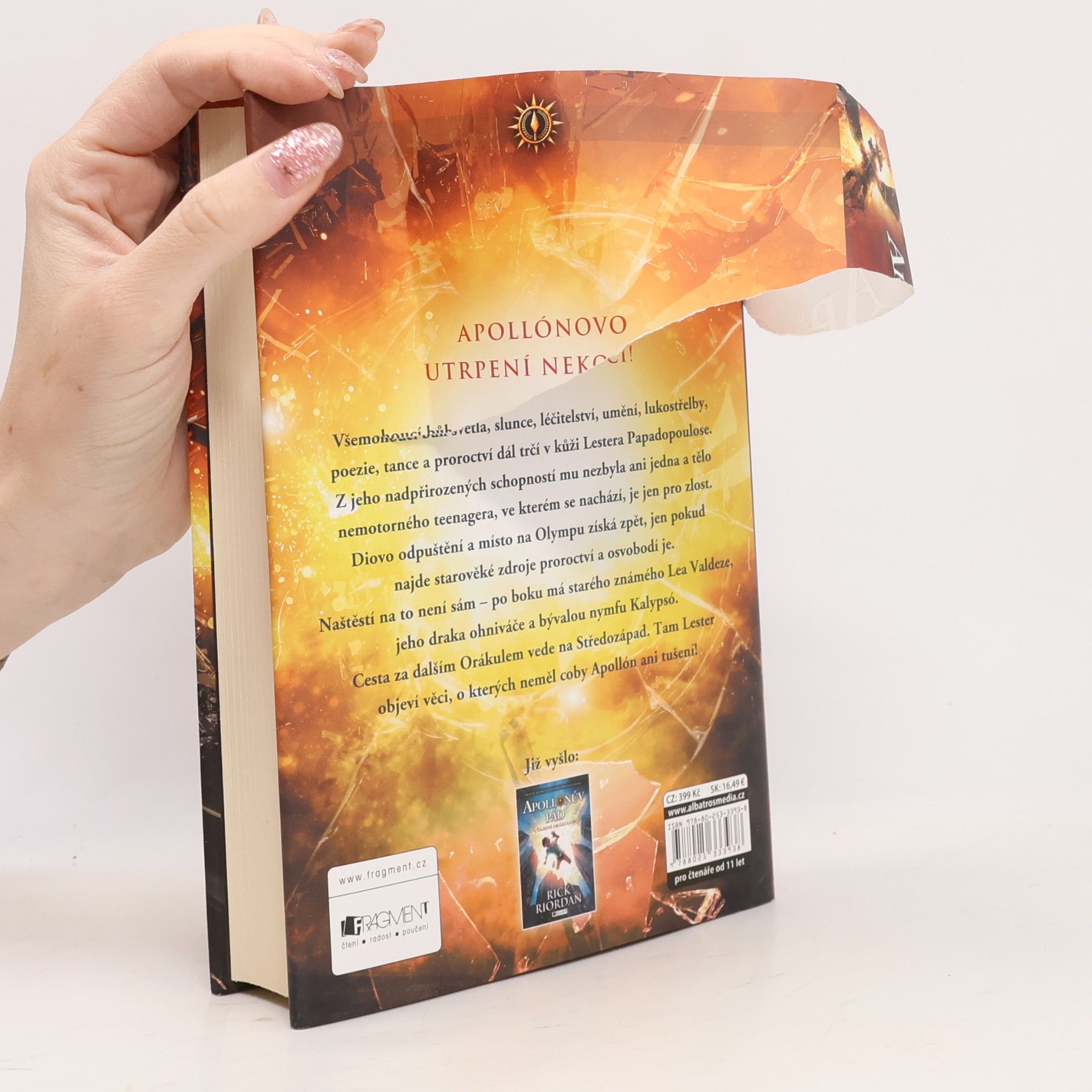 Rick Riordan Apollónův pád. Temné proroctví