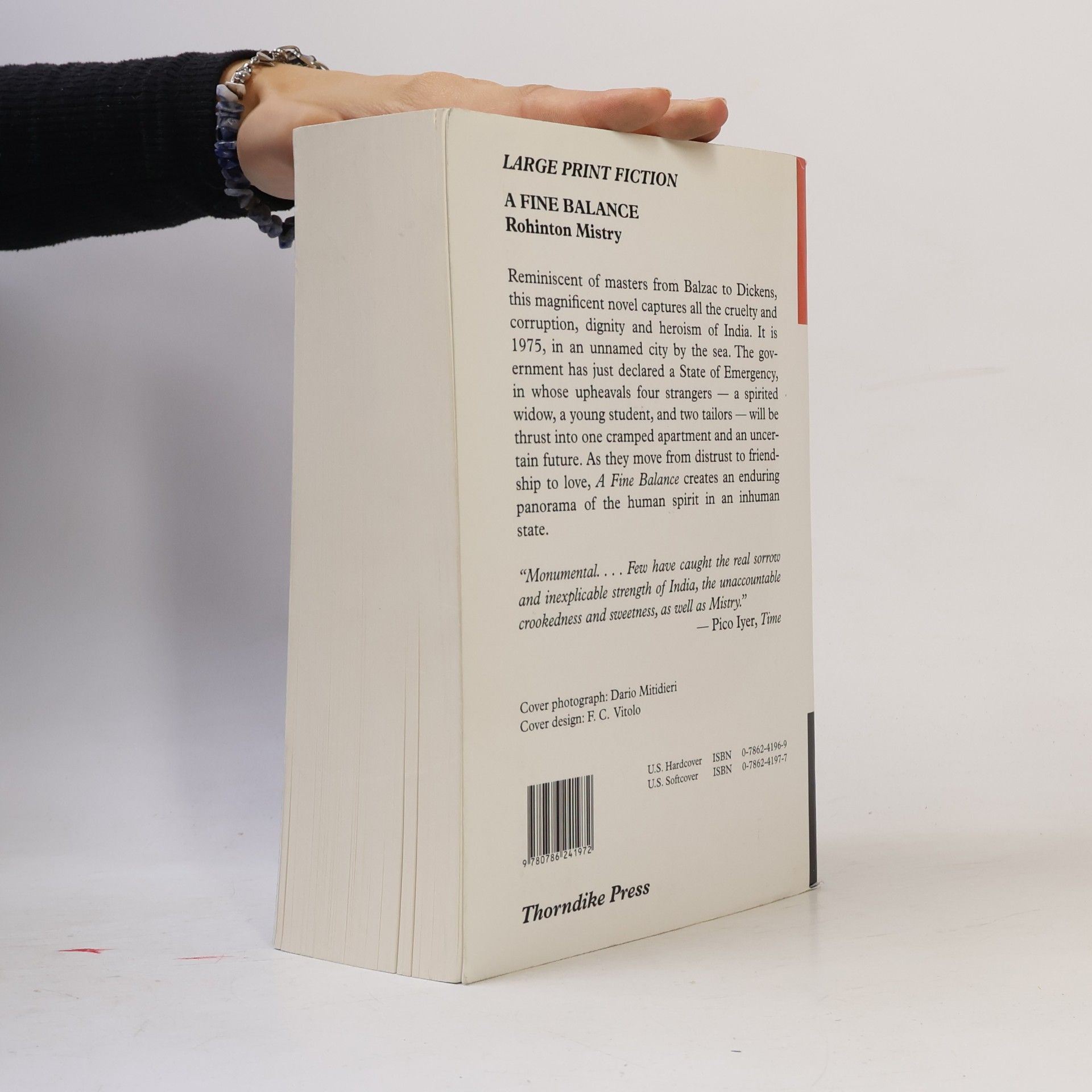 Rohinton Mistry Thorndike Large Print: A Fine Balance
