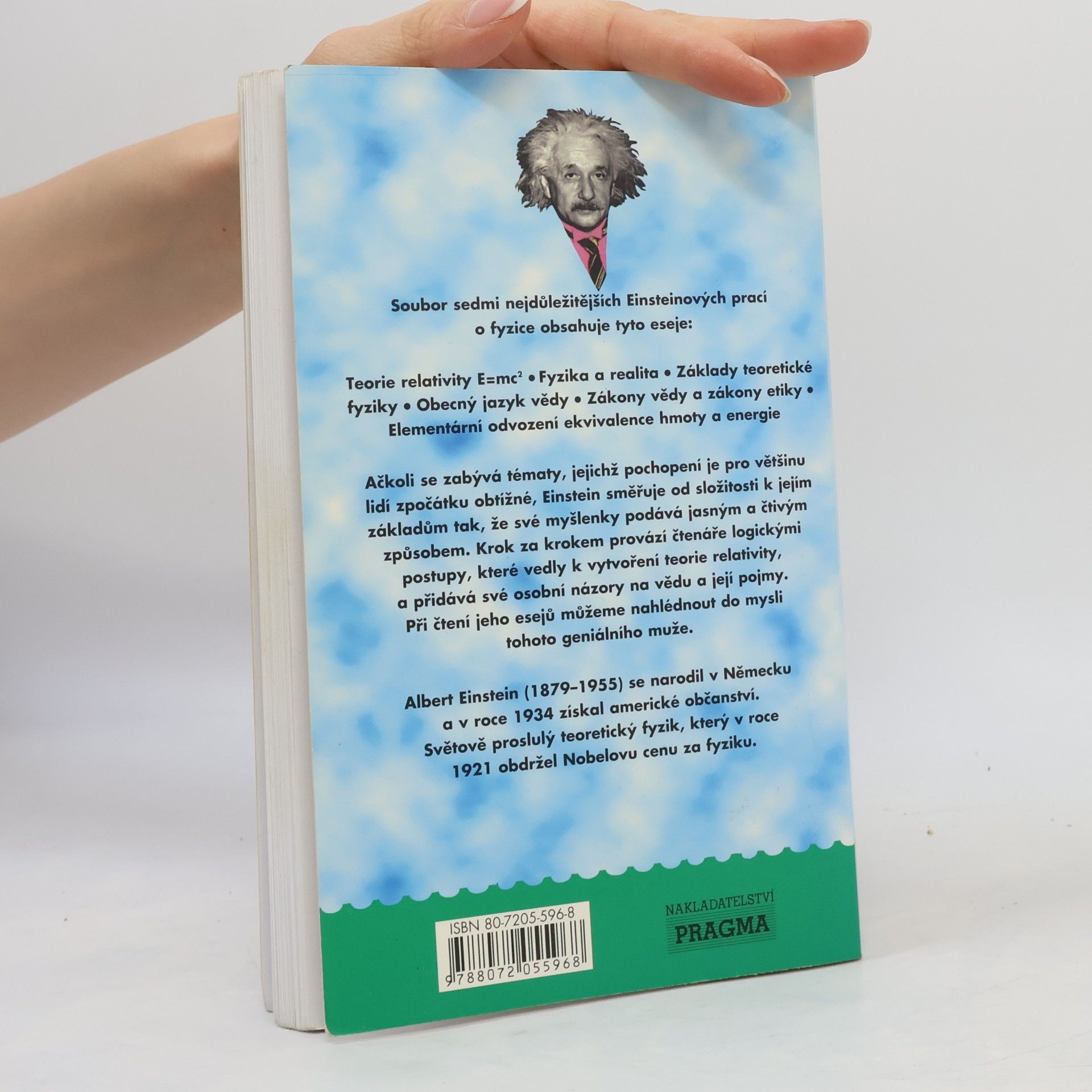 Albert Einstein Teorie relativity a jiné eseje