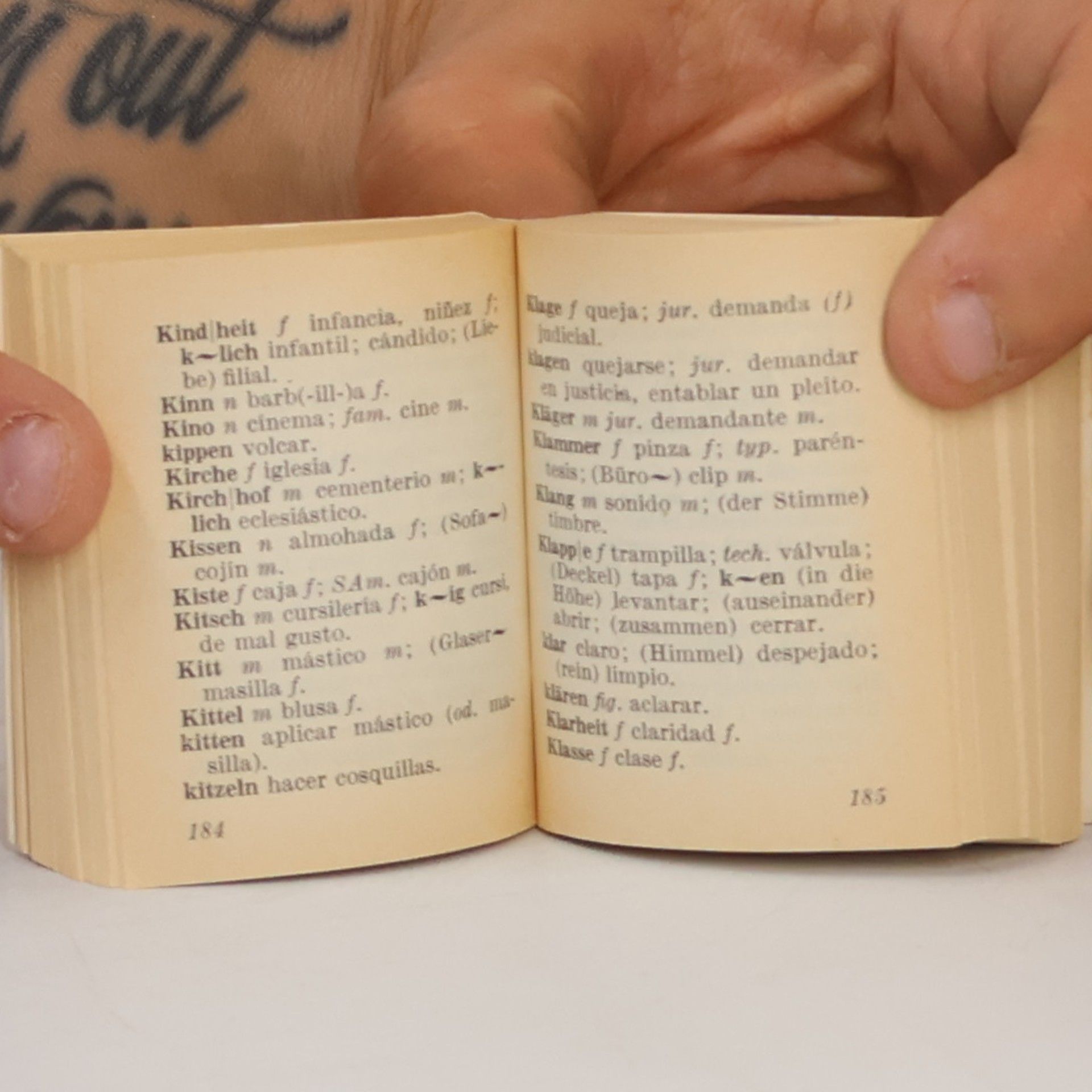 Deutsch-spanisches Wörterbuch