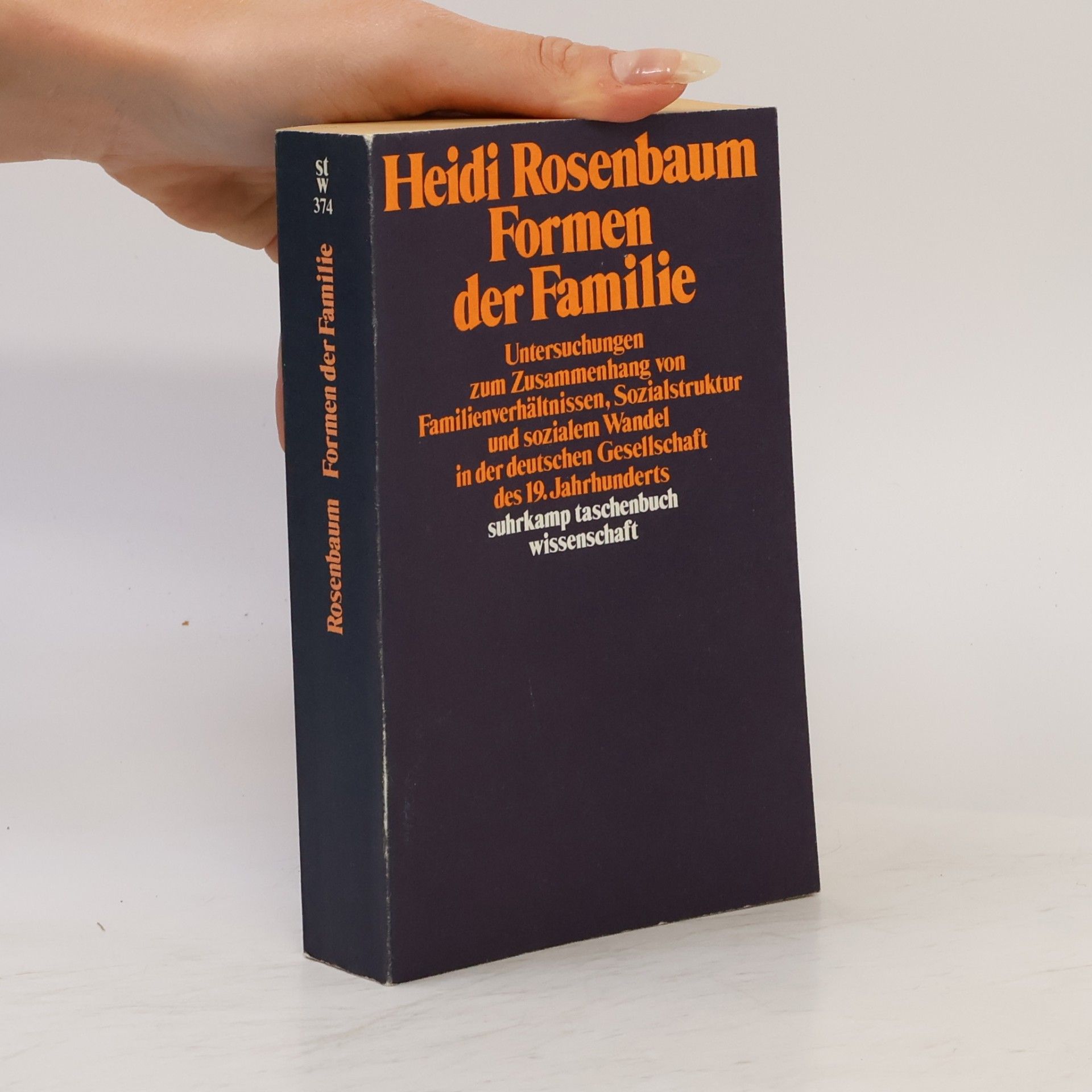 Heidi Rosenbaum Formen der Familie