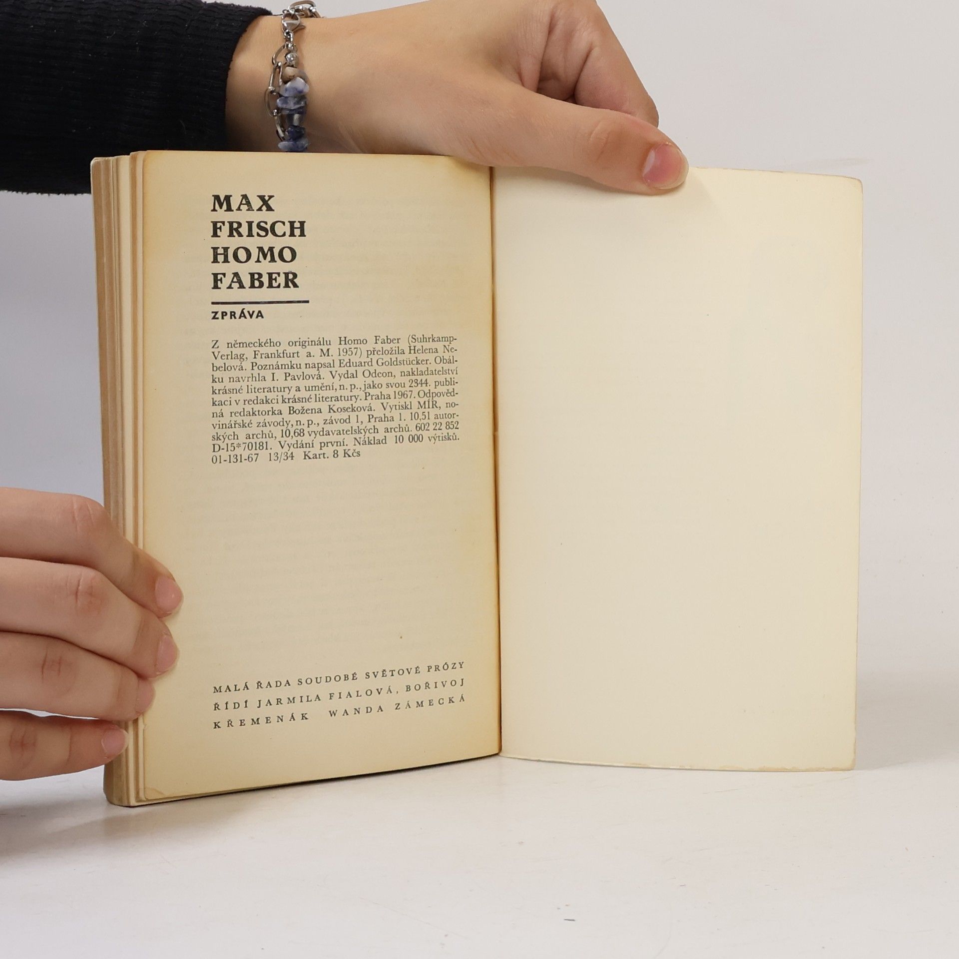 Max Frisch Homo Faber. Zpráva