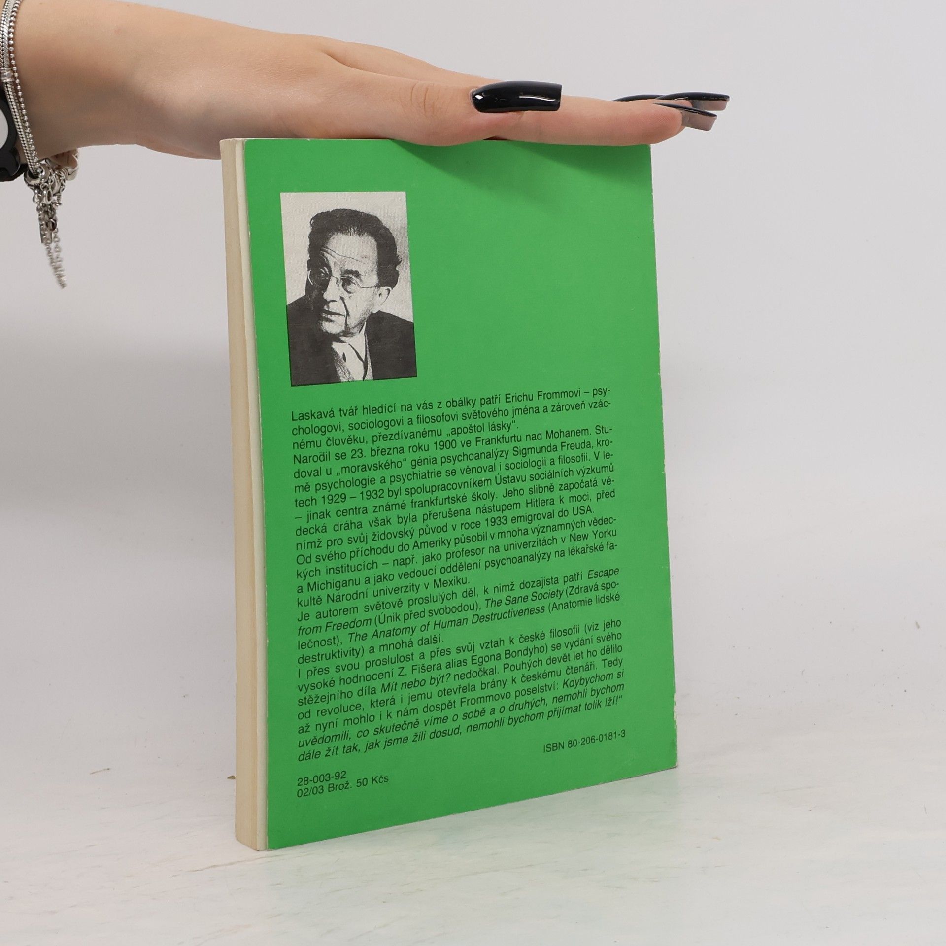 Erich Fromm Mít nebo být?