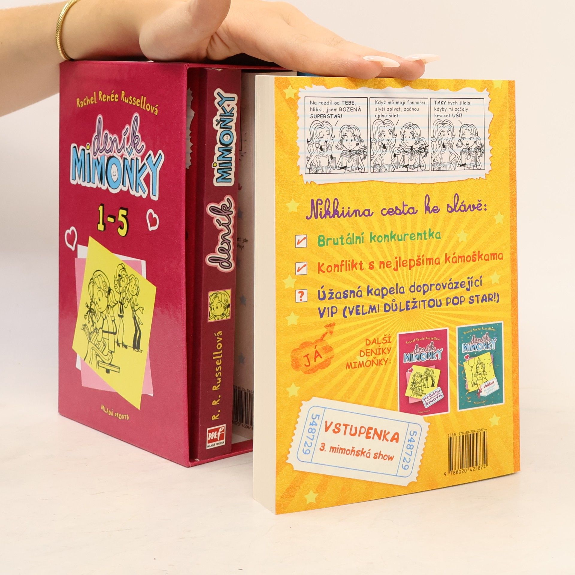 Rachel Renee Russell Deník mimoňky 1-5 (box)