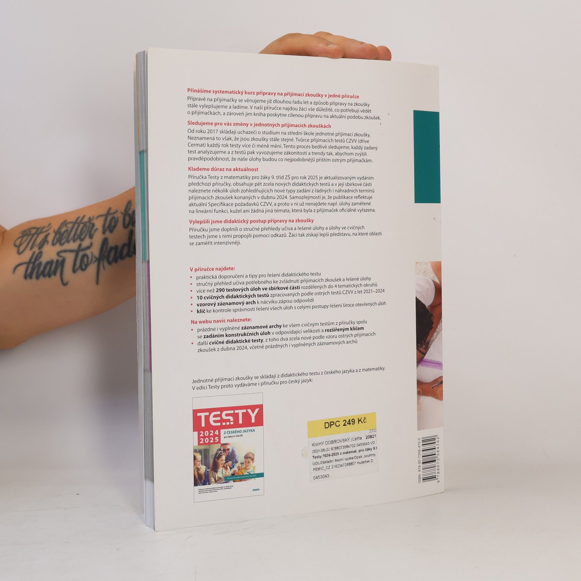 Various authors Testy 2024-2025 z matematiky pro žáky 9. tříd ZŠ