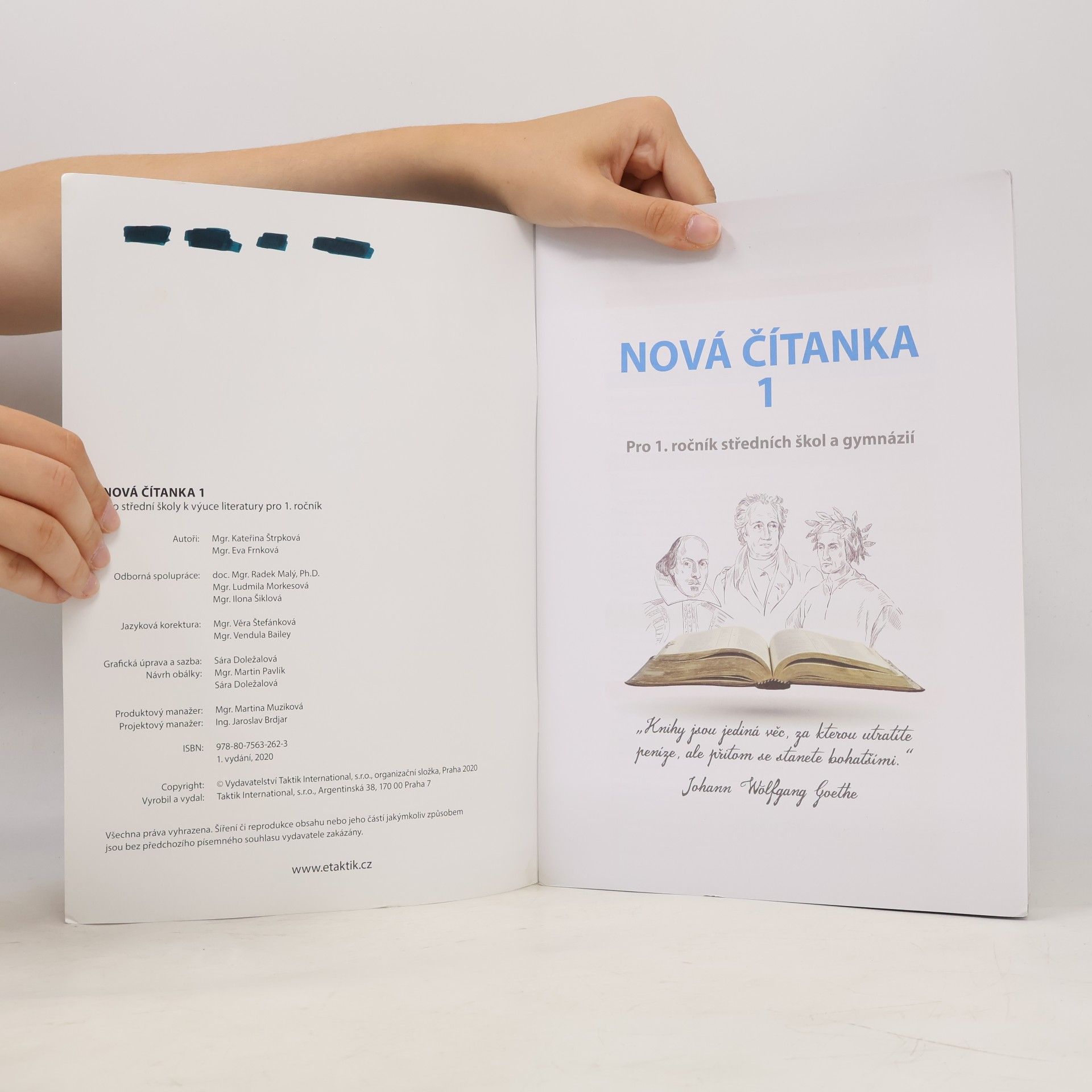 Kateřina Štrpková Nová čítanka 1