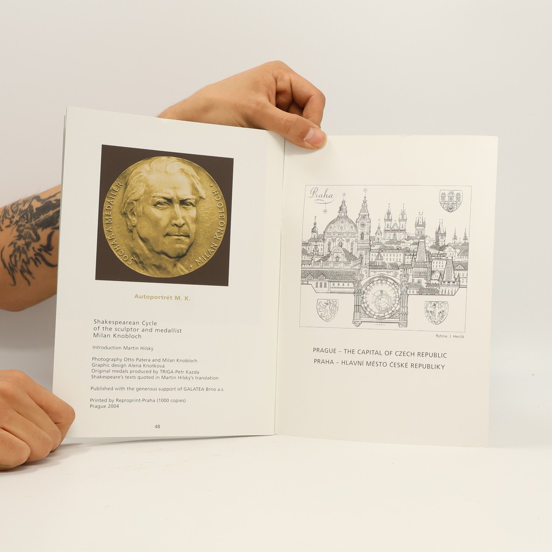 Milan Knobloch Tribute to William Shakespeare. Katalog medailí Milana Knoblocha k výročí narození W.S.
