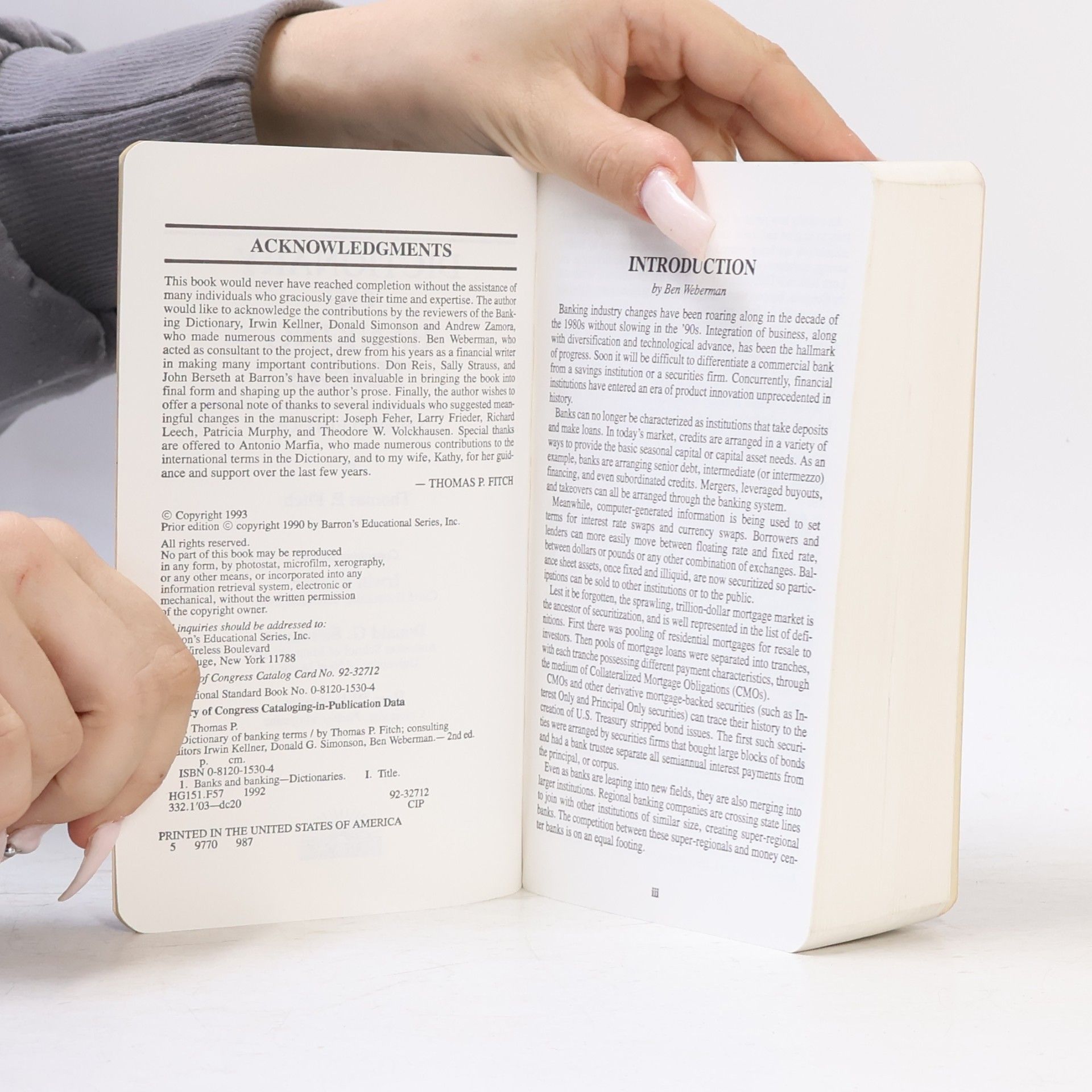 Thomas P. Fitch Dictionary of Banking Terms