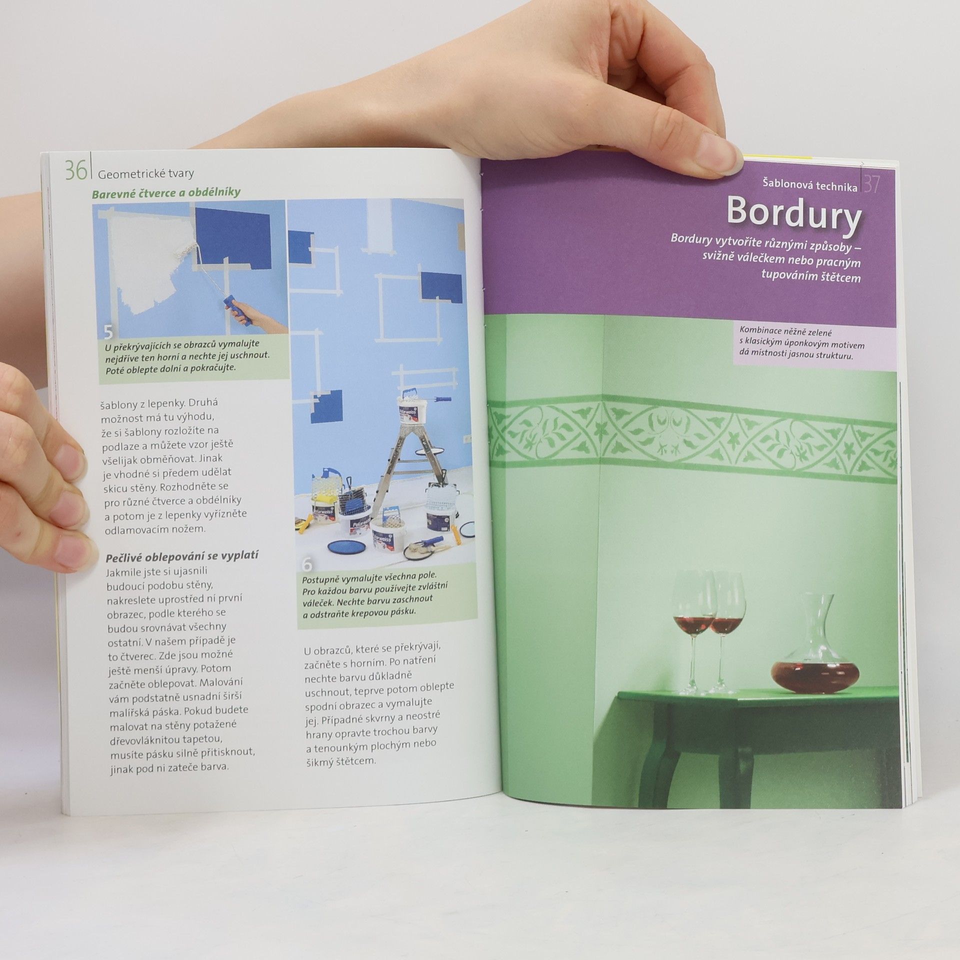 Various authors Kreativní úprava stěn: Motivy a vzory, pracovní techniky