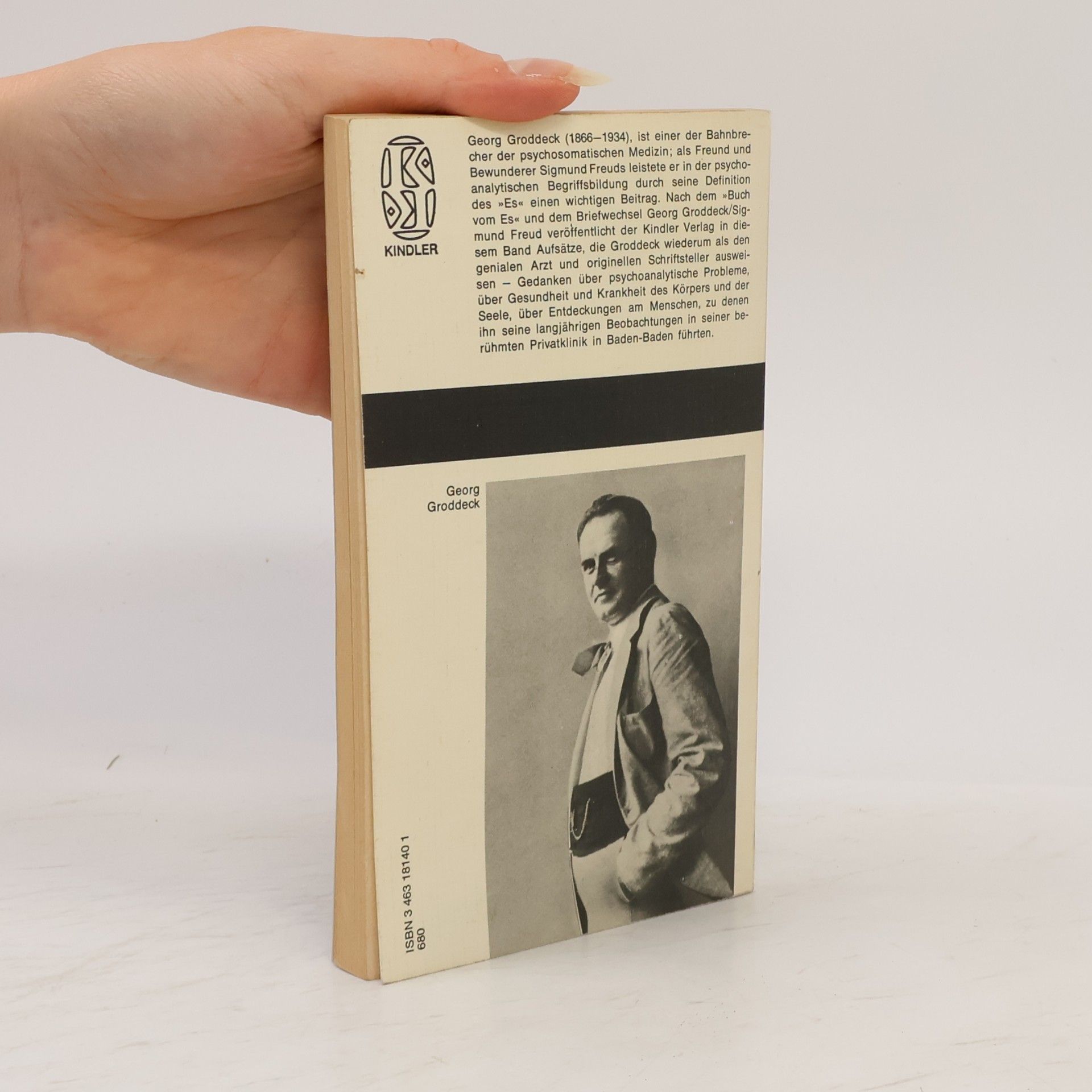 Georg Groddeck Verdrängen und heilen