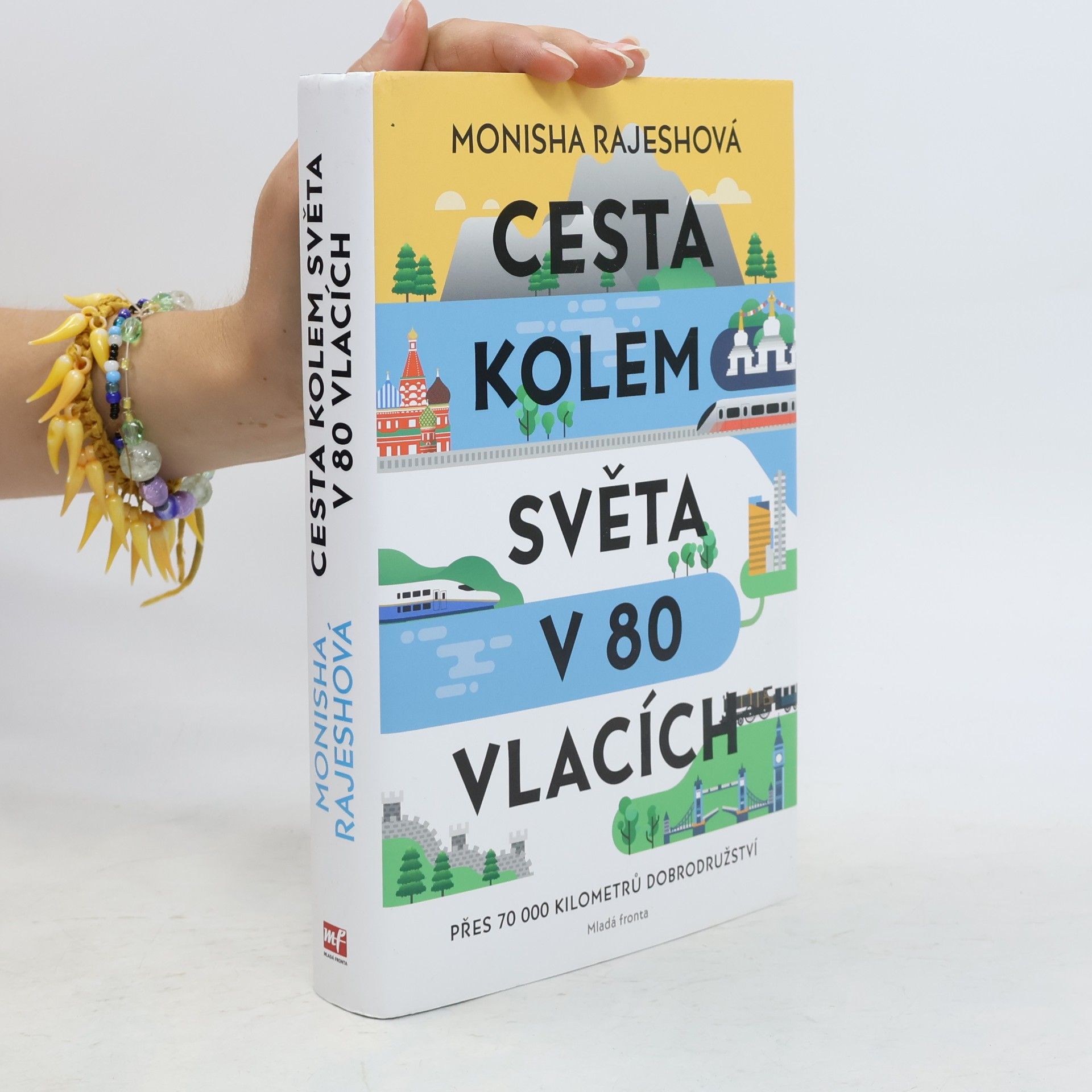Monisha Rajesh Cesta kolem světa v 80 vlacích. Přes 70 000 kilometrů dobrodružství