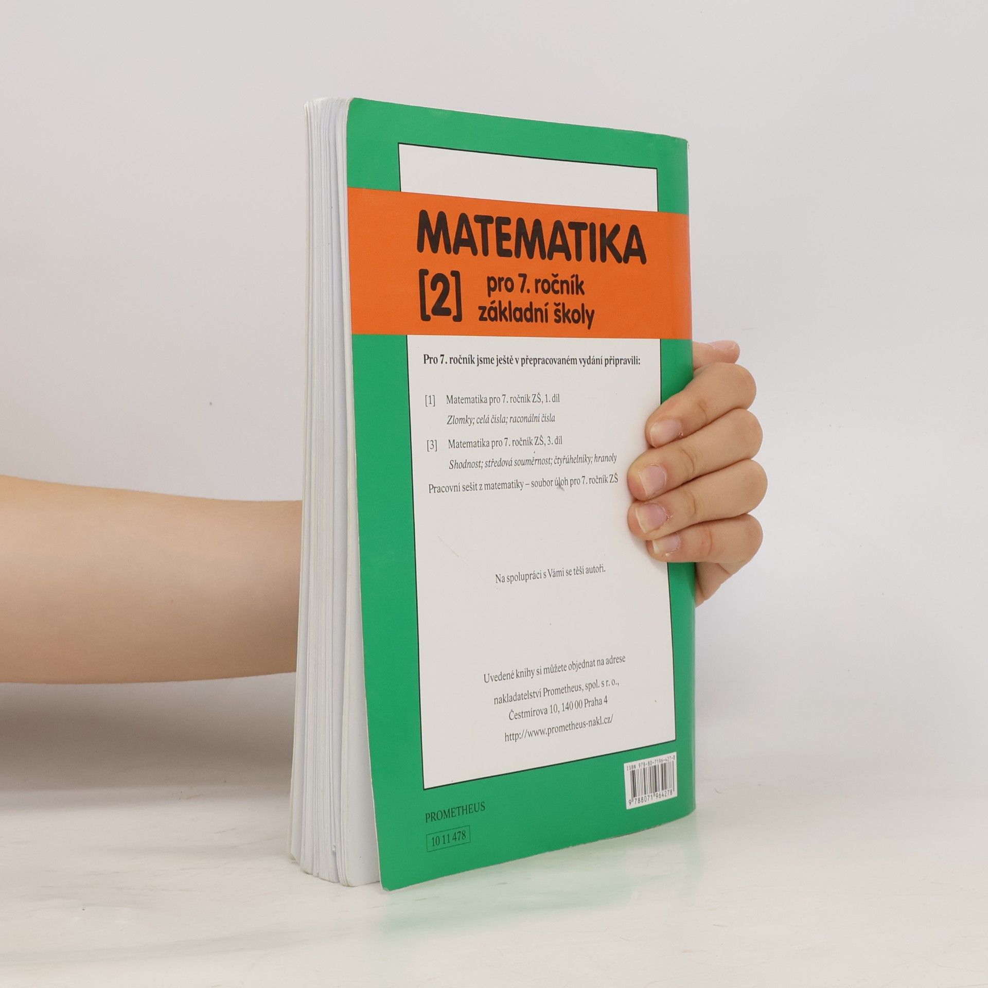 Oldřich Odvárko Matematika pro 7.ročník základní školy 2.díl