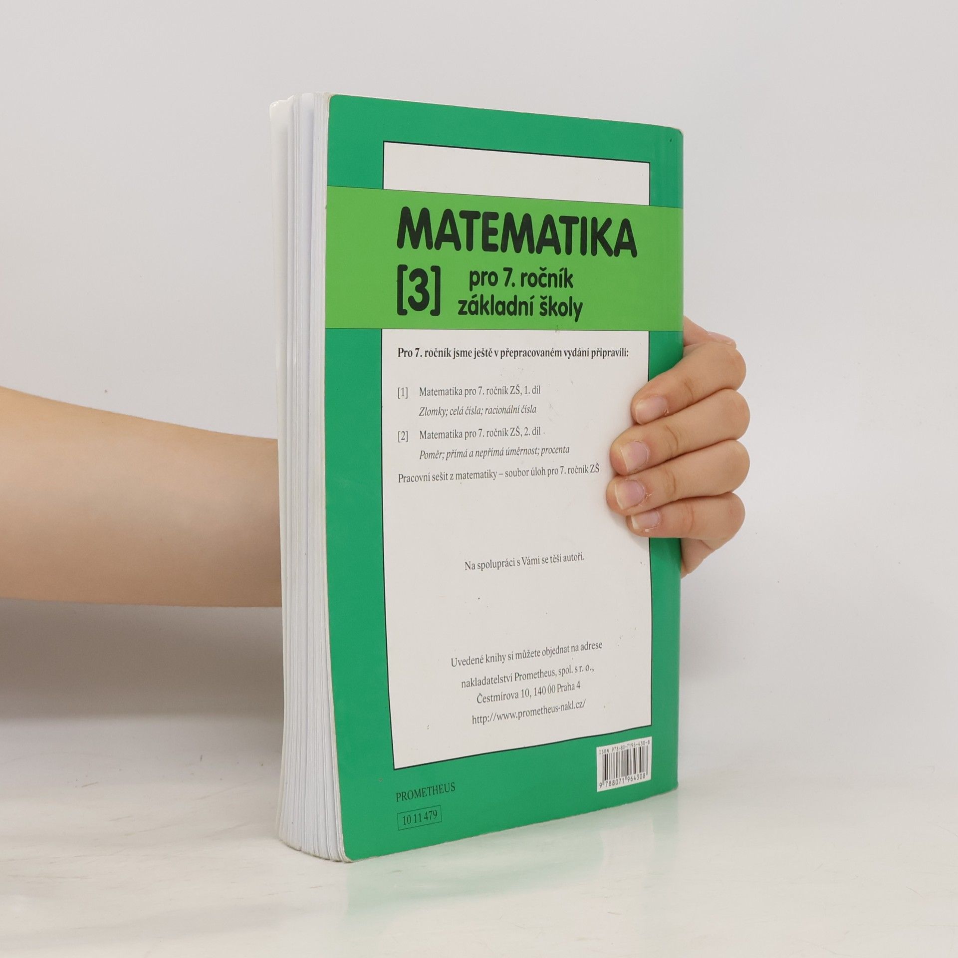 Oldřich Odvárko Matematika pro 7. ročník základní školy, 3. díl