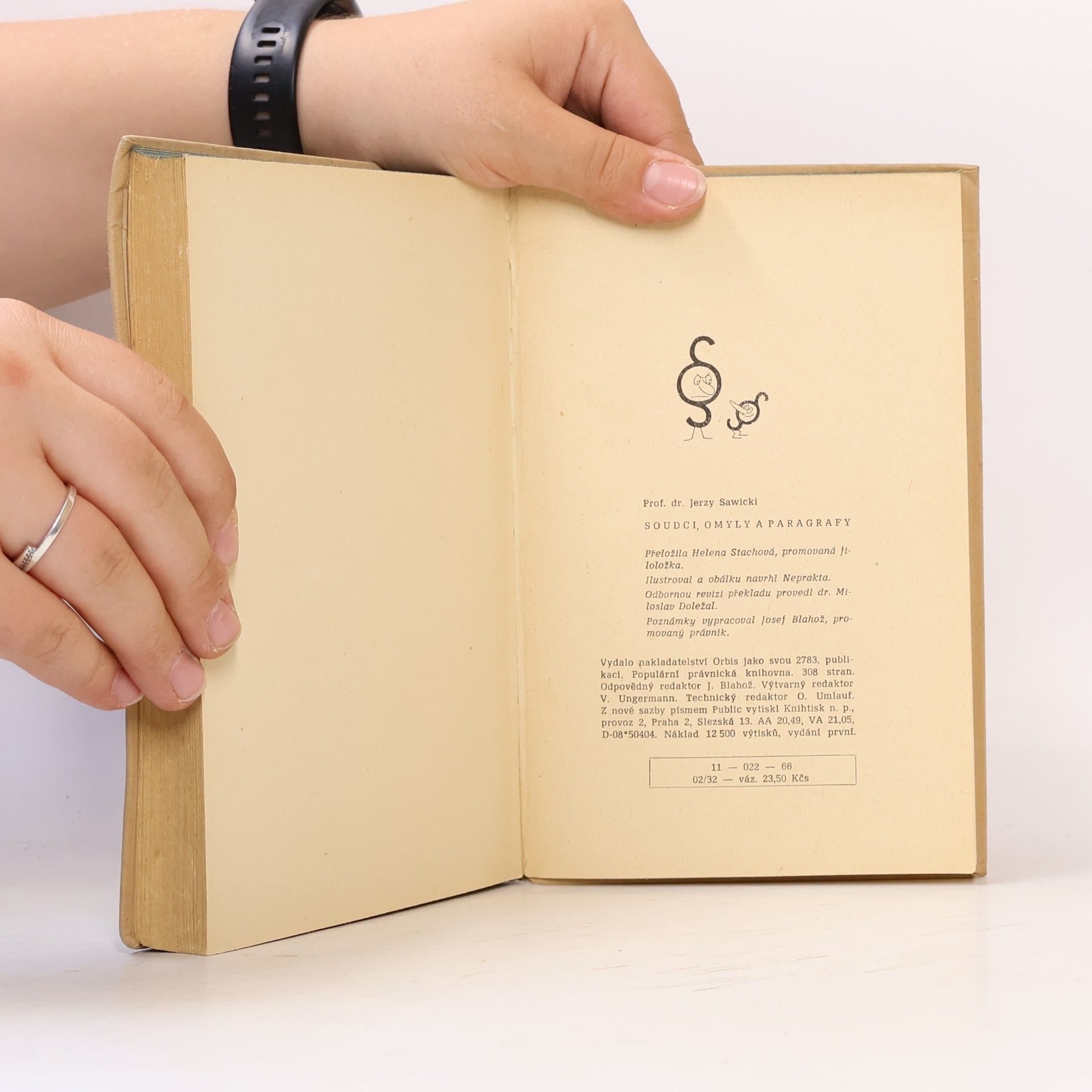 Jerzy Sawicki Soudci, omyly a paragrafy