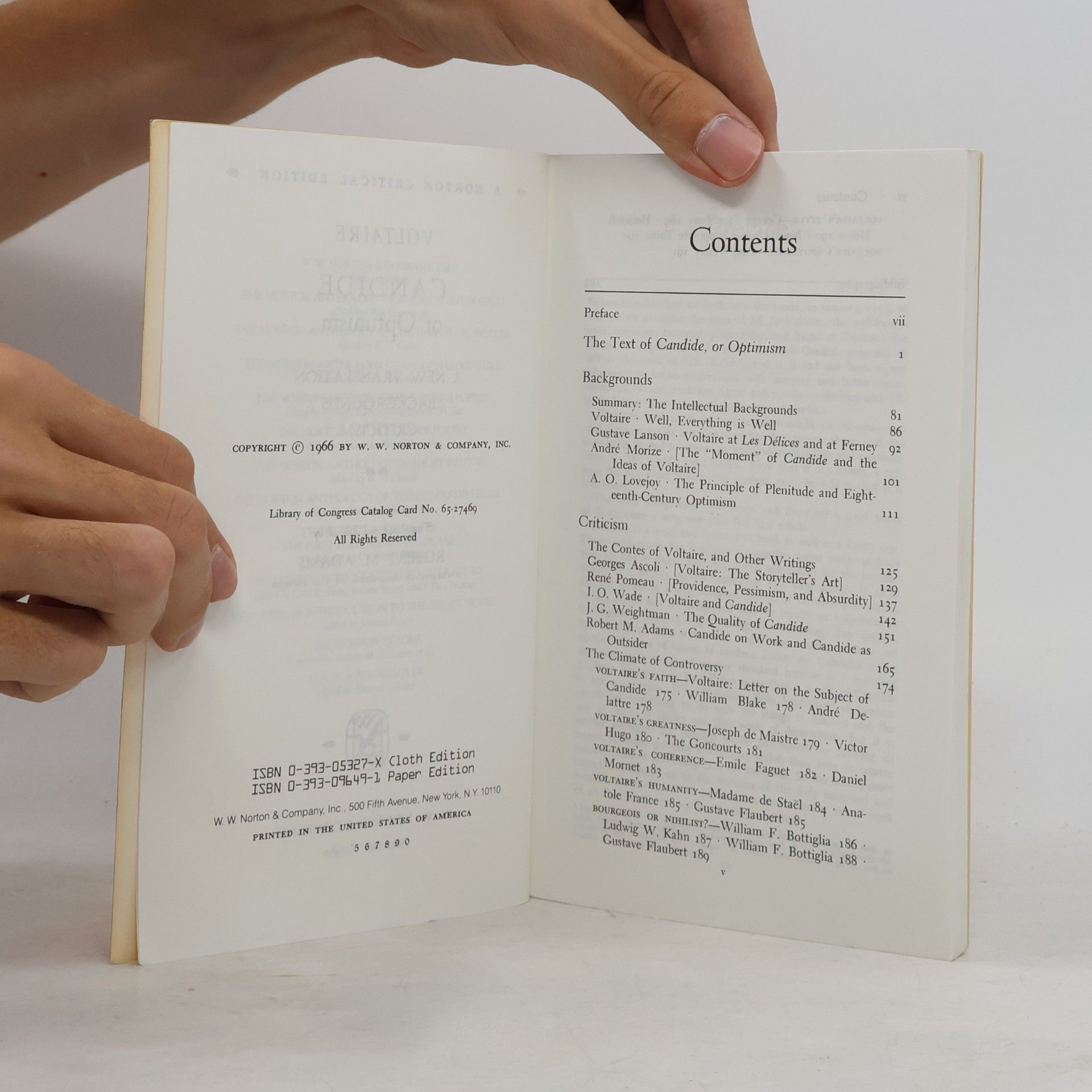 Voltaire Norton Critical Editions: Candide