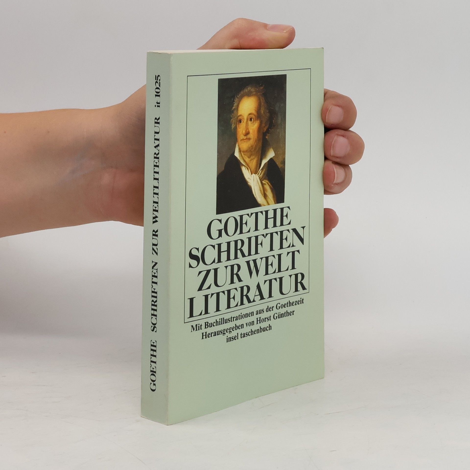 Johann Wolfgang von Goethe Schriften zur Weltliteratur