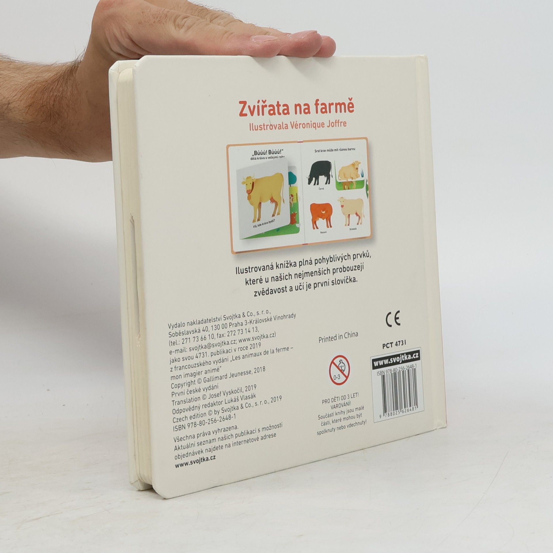 Véronique Joffre Zvířata na farmě : rozpohybovaná kniha