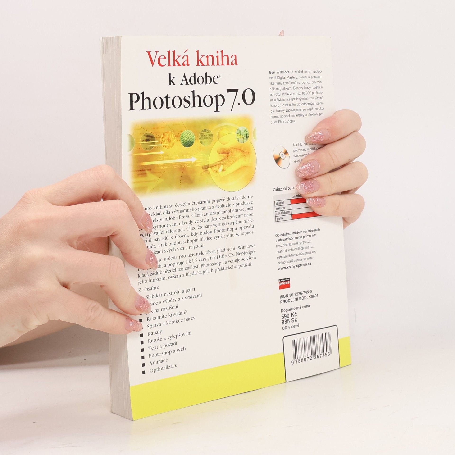Ben Willmore Velká kniha k Adobe Photoshop 7.0 : manuál k programu a škola výtvarných technik