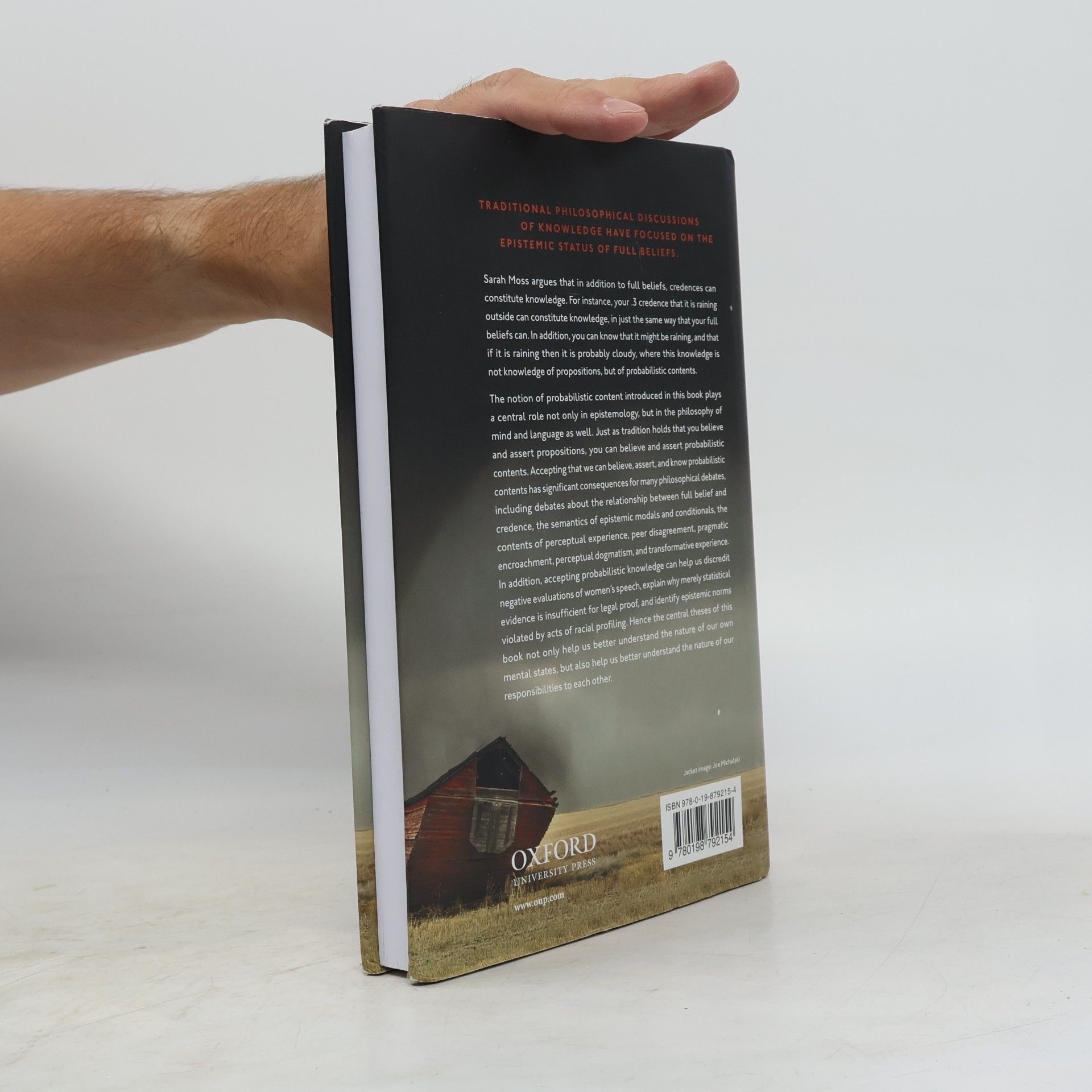 Sarah Moss Probabilistic Knowledge