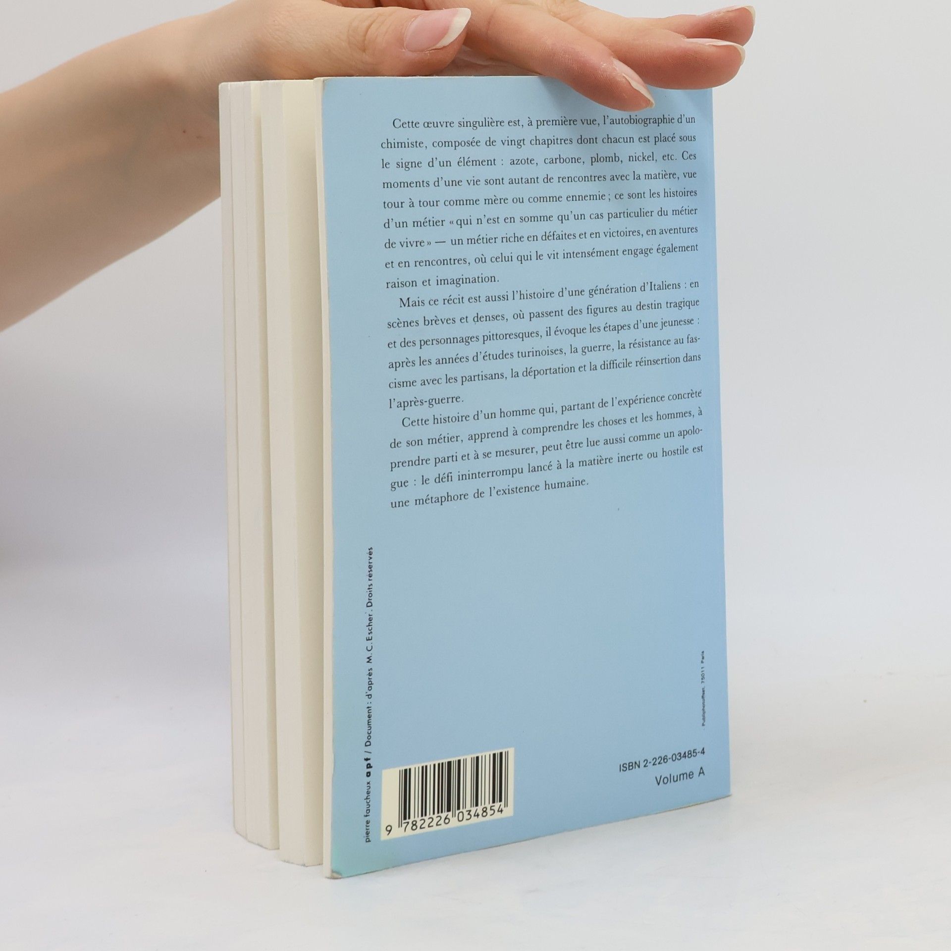 Primo Levi Bibliothèque Albin Michel - 23: Le système périodique
