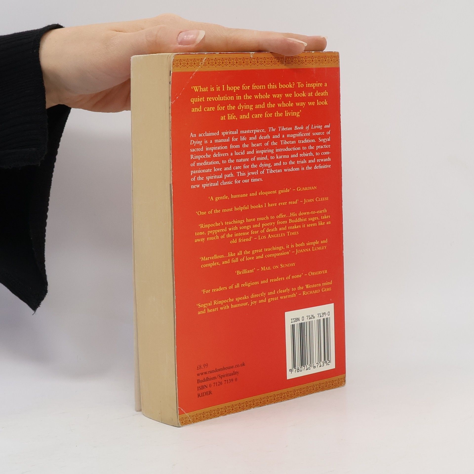 Sogyal Rinpoche The Tibetan Book of Living and Dying