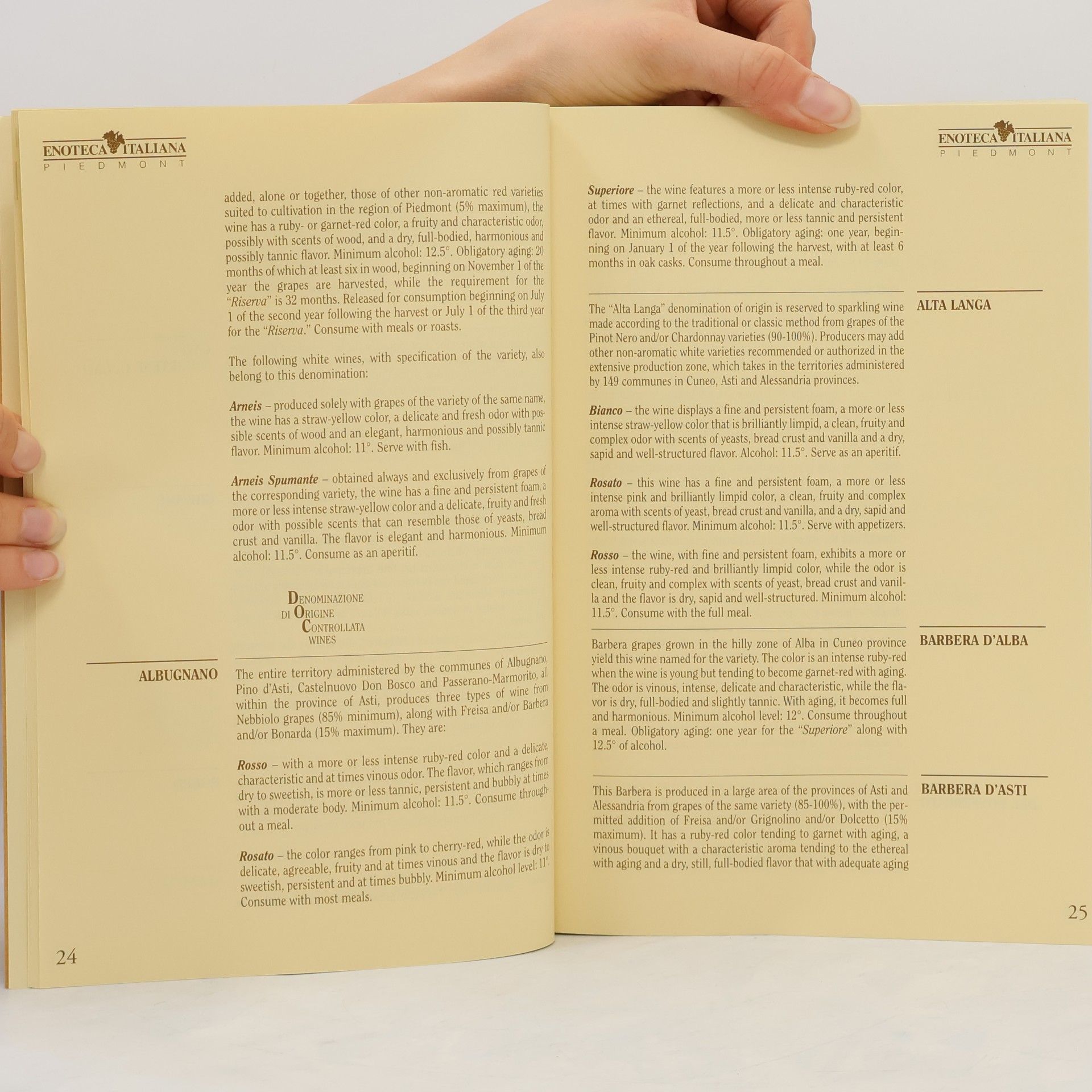 Kolektiv autorů The List of DOC and DOCG Wines (18th Edition)