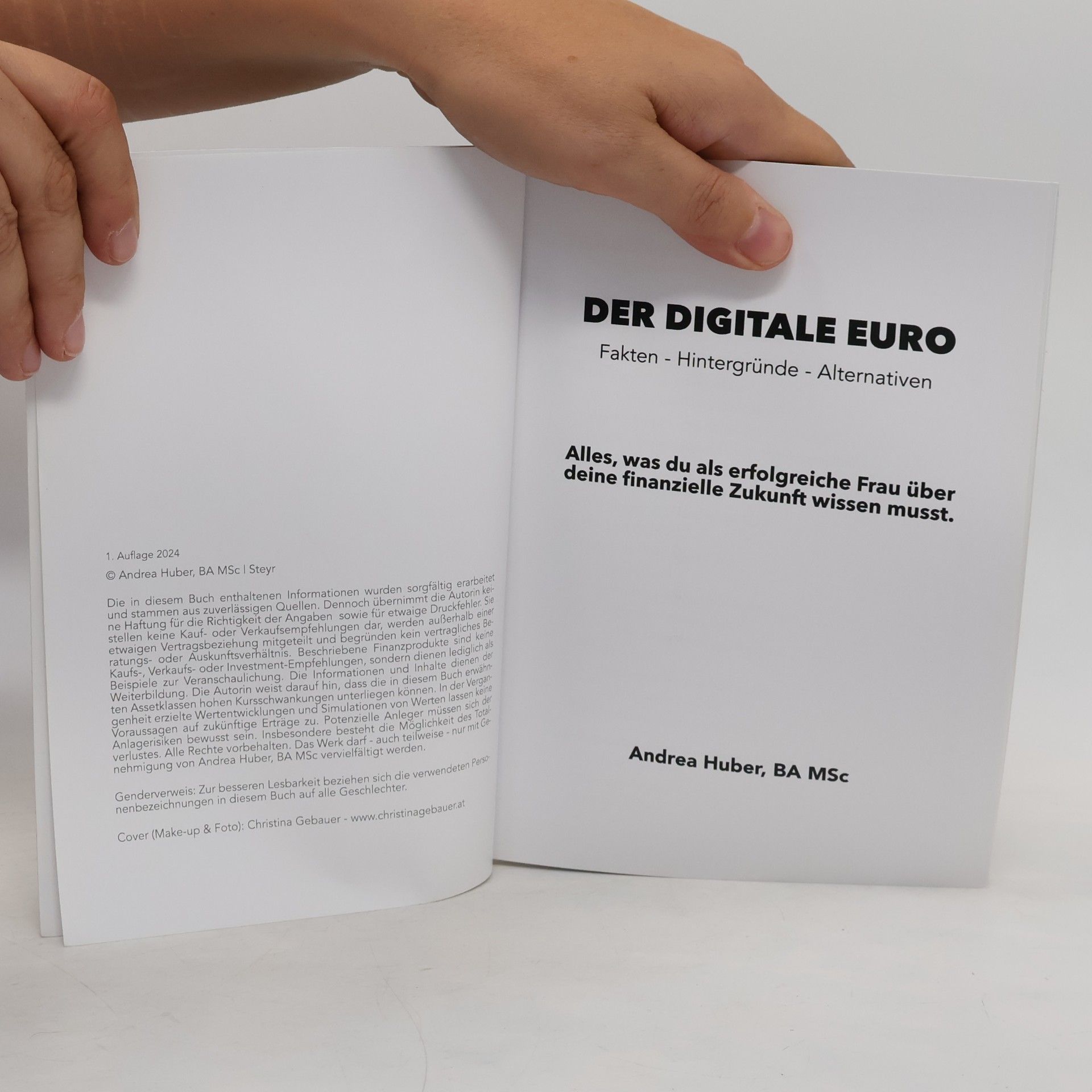 Anderea Huber Der Digitale Euro: Alles, was du als erfolgreiche Frau über deine finanzielle Zukunft wissen musst