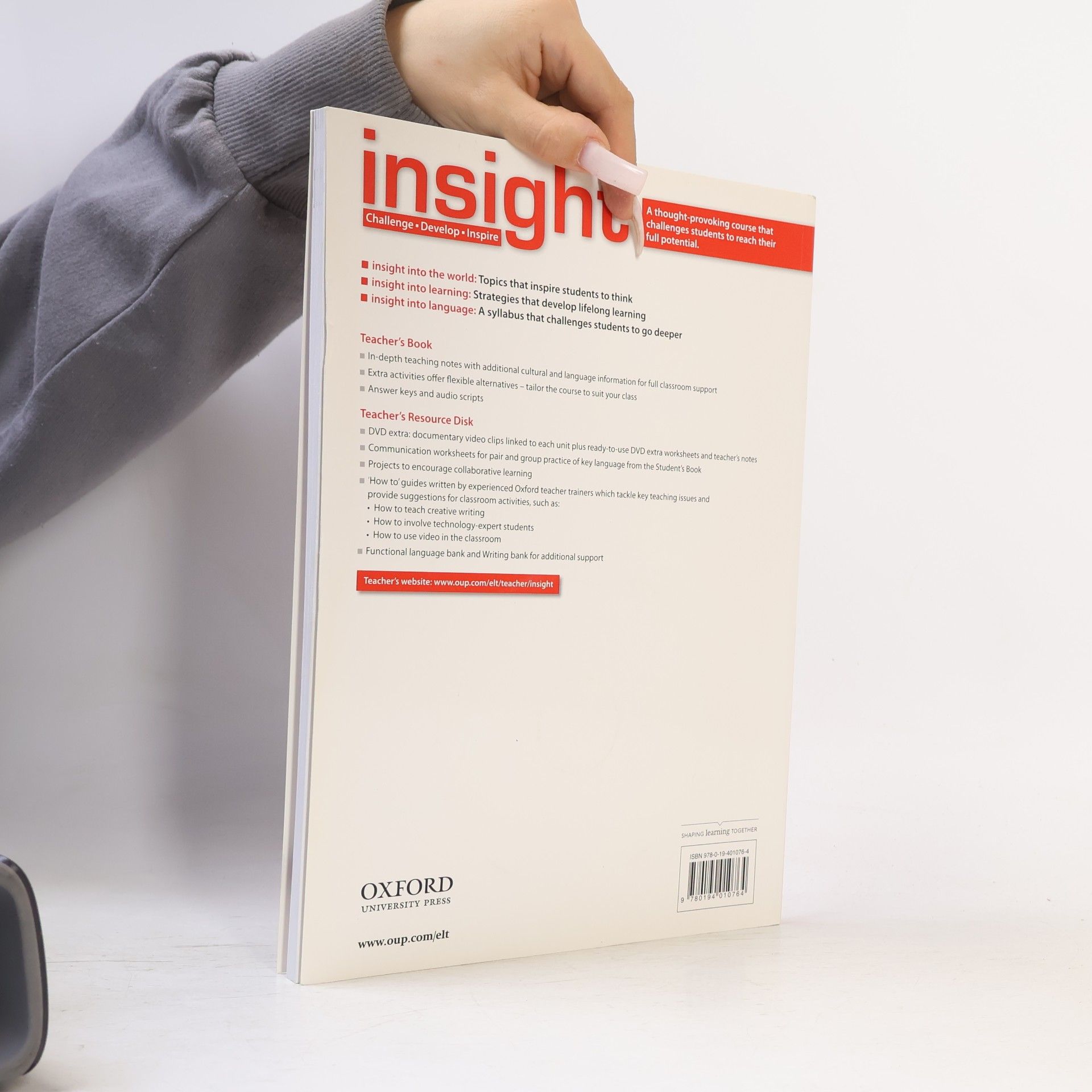 Kolektív autorov insight: Elementary: Teacher's Book with Teacher's Resource Disk