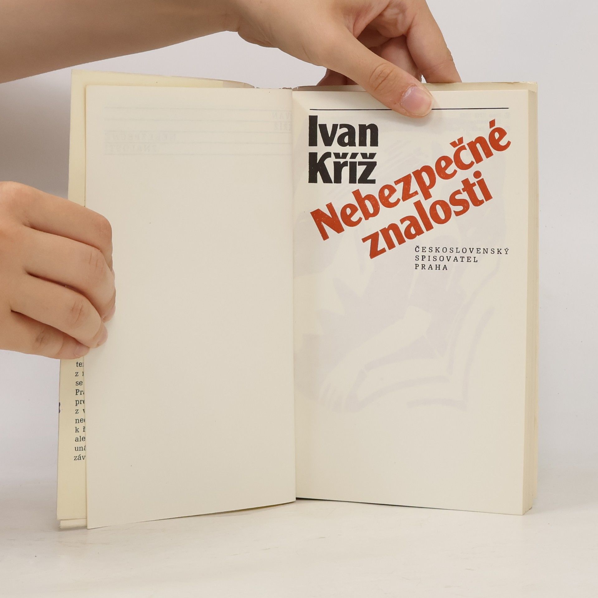 Ivan Kříž Nebezpečné znalosti