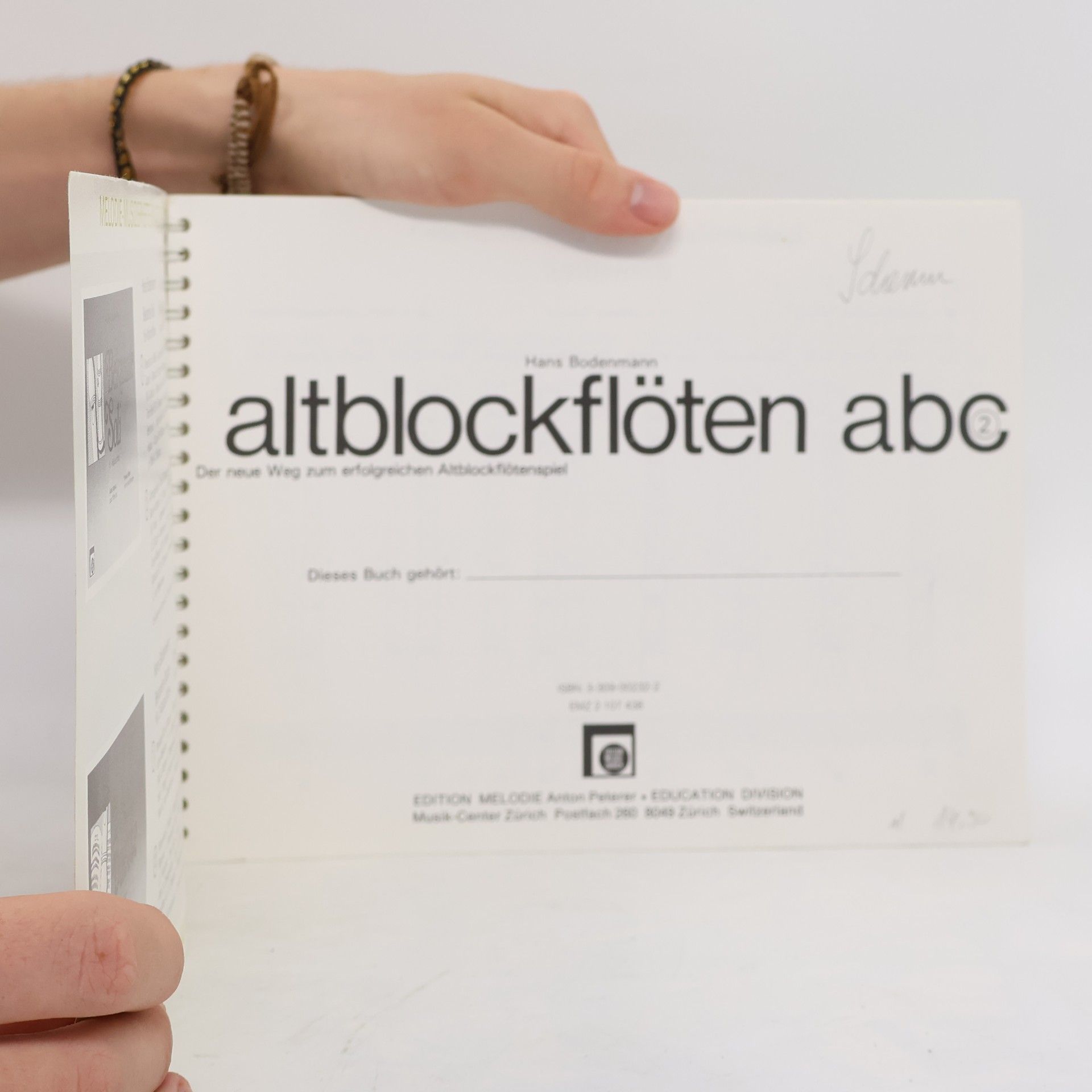 Hans Bodenmann Altblockflöten ABC