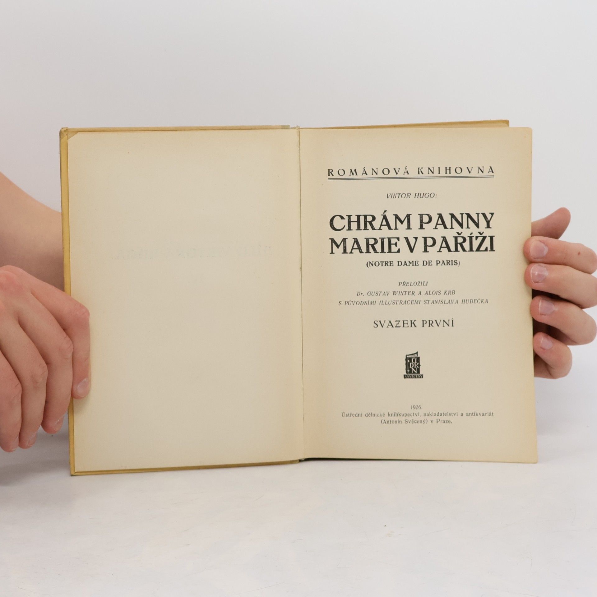 Victor Hugo Chrám Panny Marie v Paříži. Svazek 1