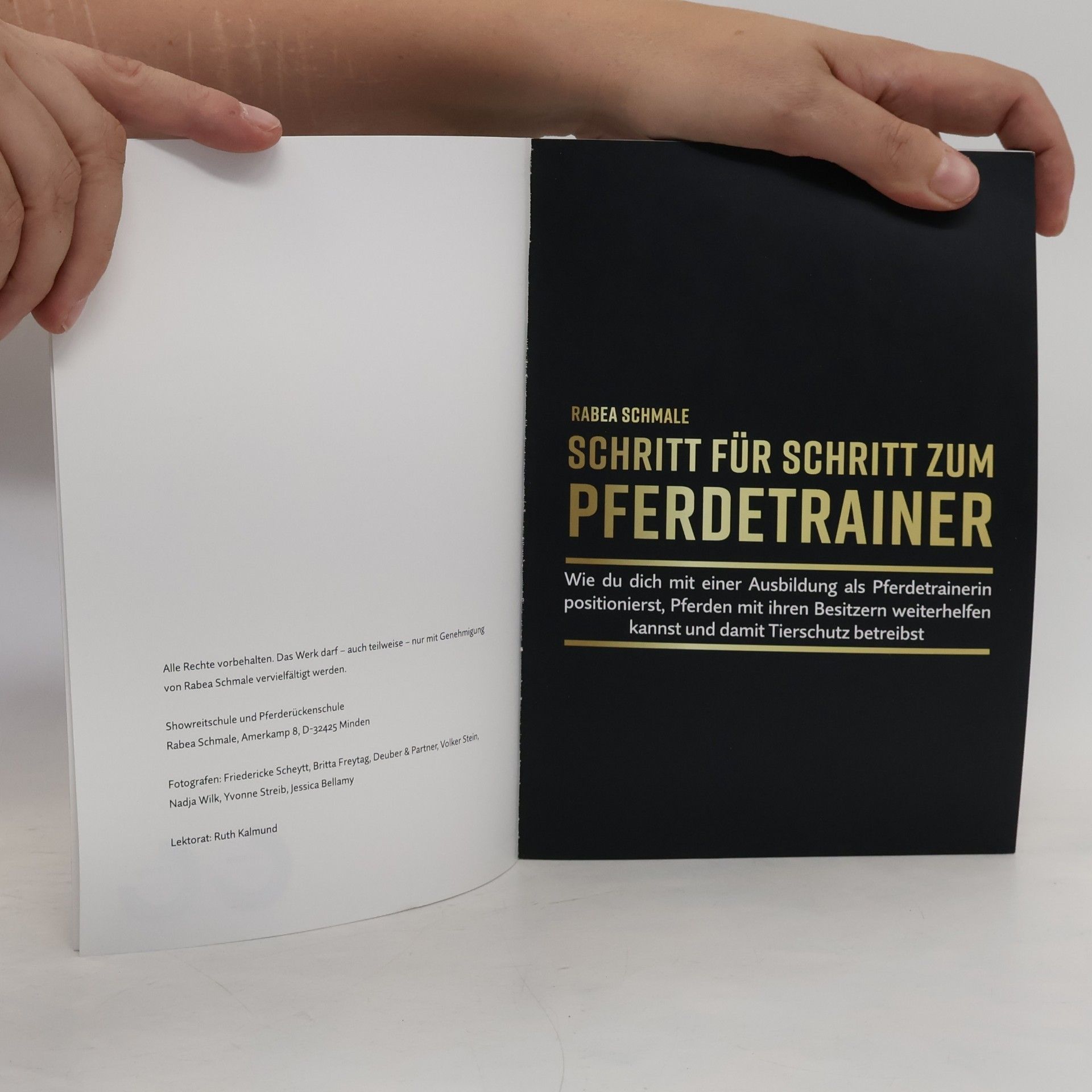 Rabea Schmale Schritt für Schritt zum Pferdetrainer