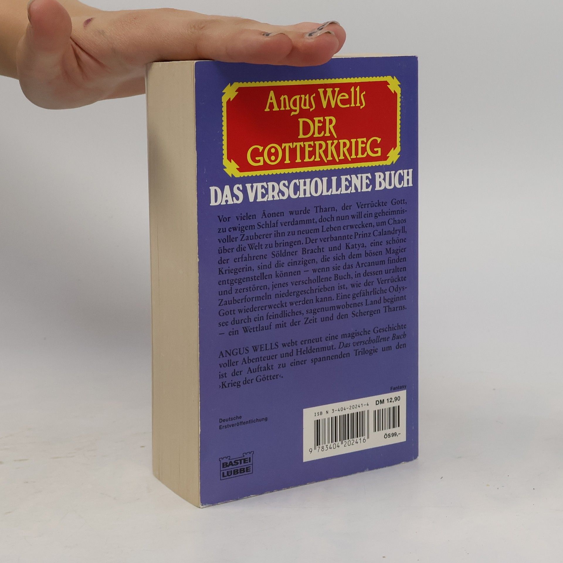 Angus Wells Das verschollene Buch. Fantasy-Roman