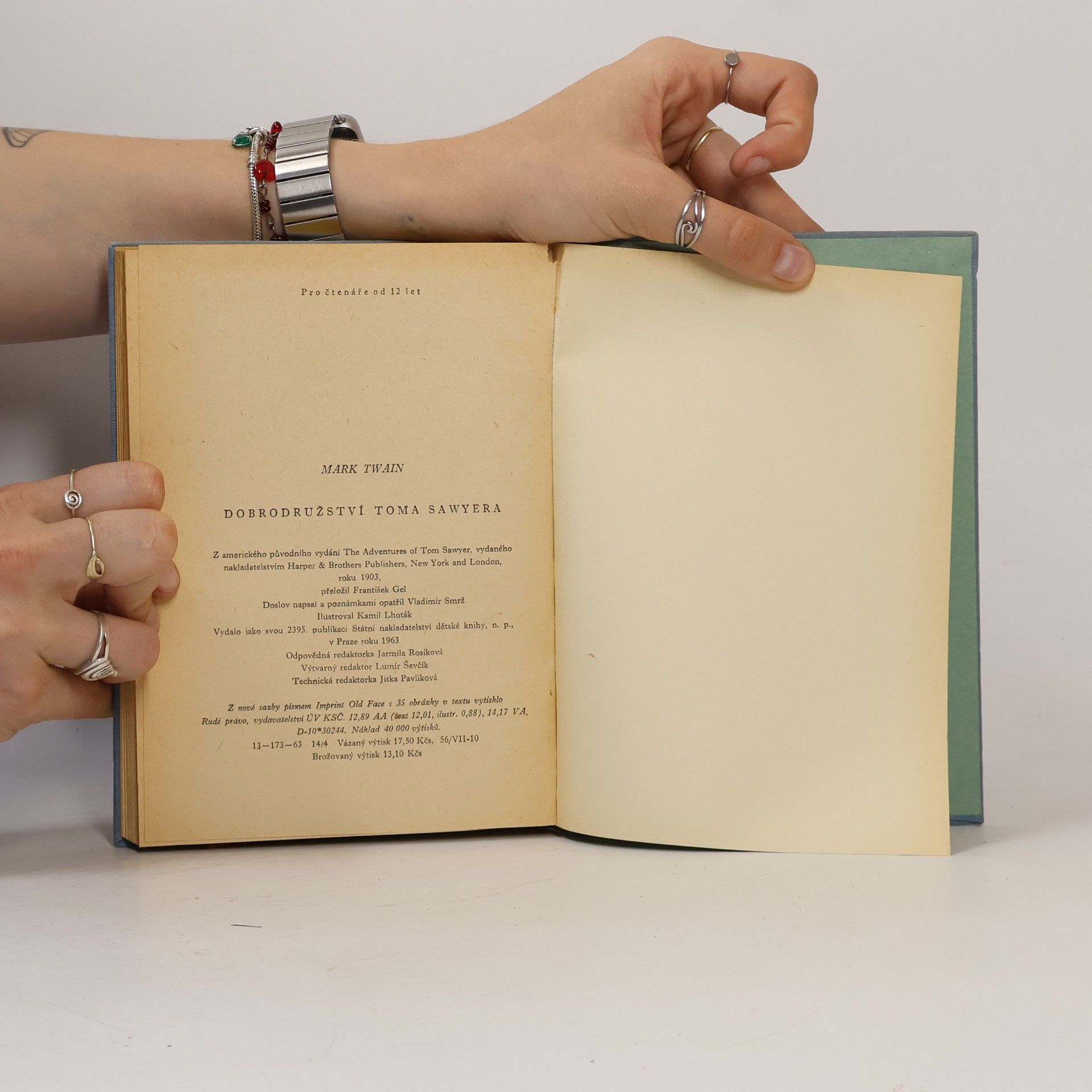 Mark Twain Dobrodružství Toma Sawyera