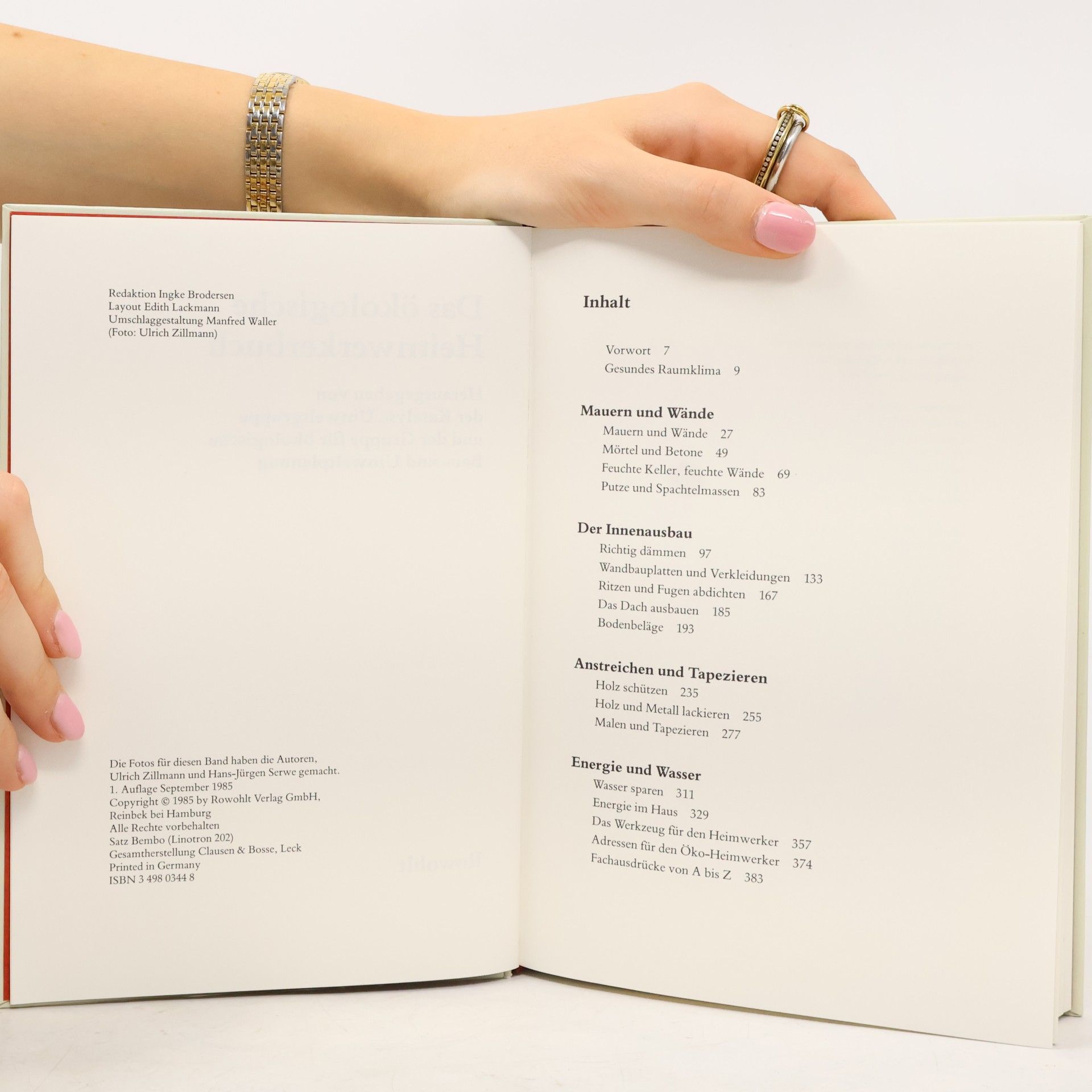 Ingke Brodersen Das ökologische Heimwerkerbuch