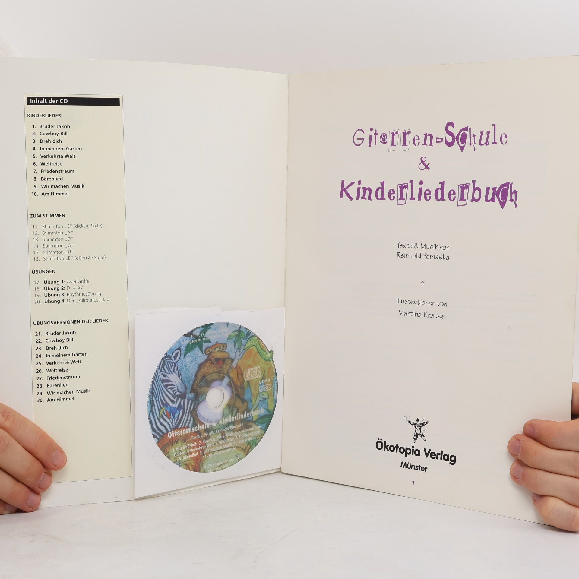 Reinhold Pomaska Gitarren-Schule & Kinderliederbuch