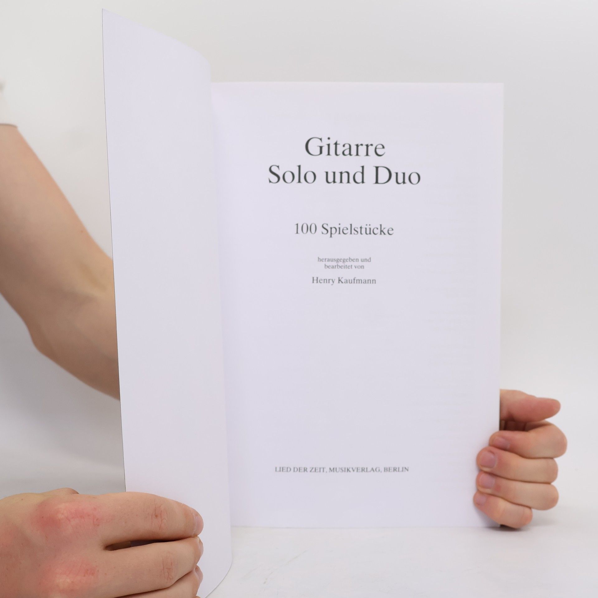 Henry Kaufmann Gitarre Solo und Duo