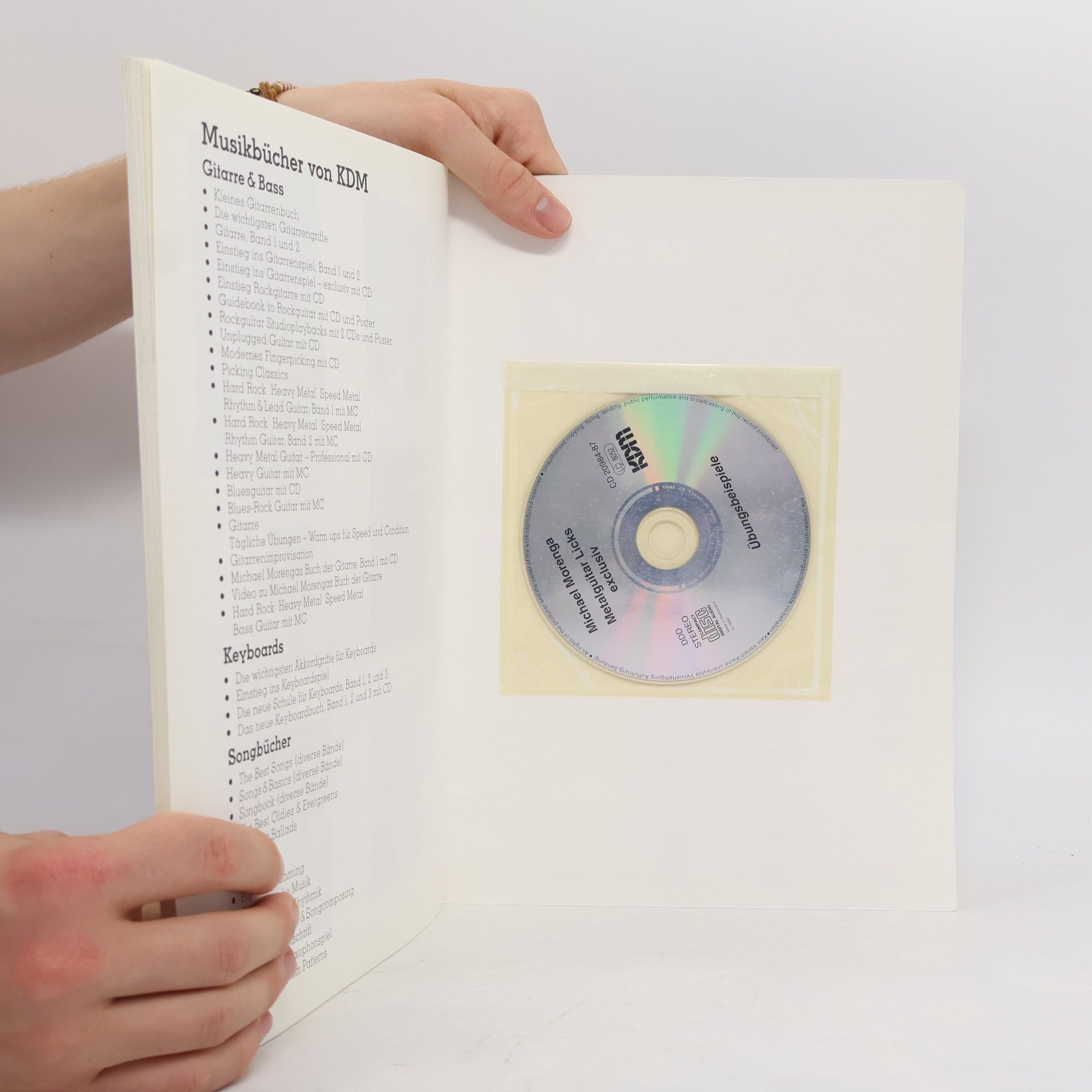 Michael Morenga Metalguitar Licks exclusiv mit Noten/Tabolatural
