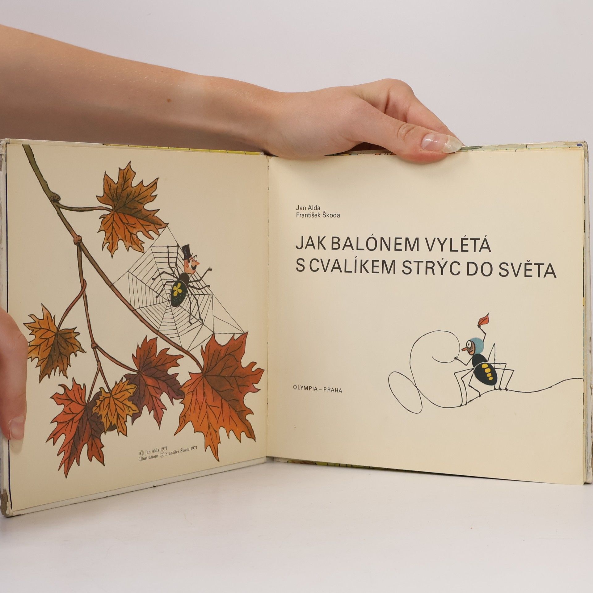 Jan Alda Jak balónem vylétá s Cvalíkem strýc do světa