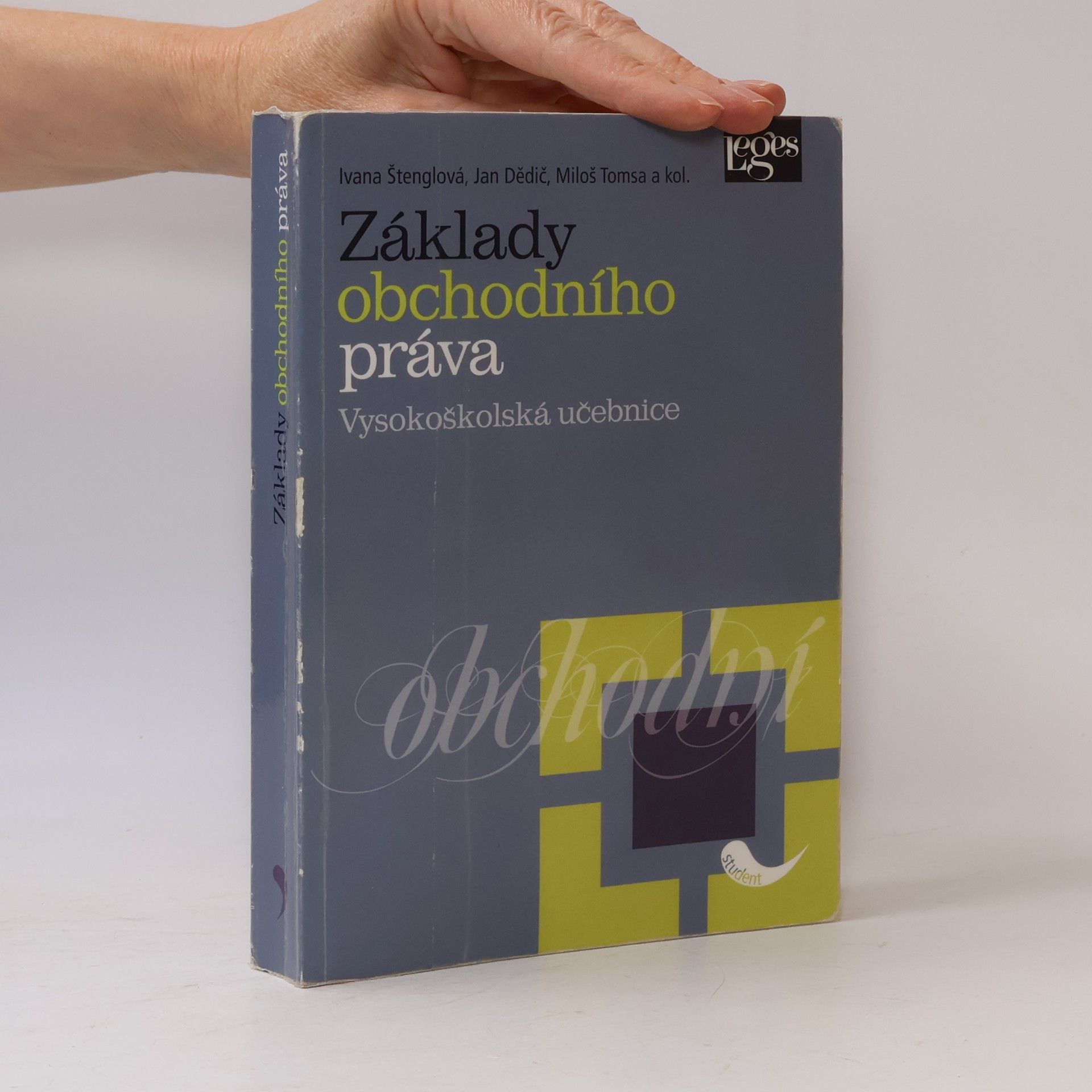 Milan Tomsa Základy obchodního práva